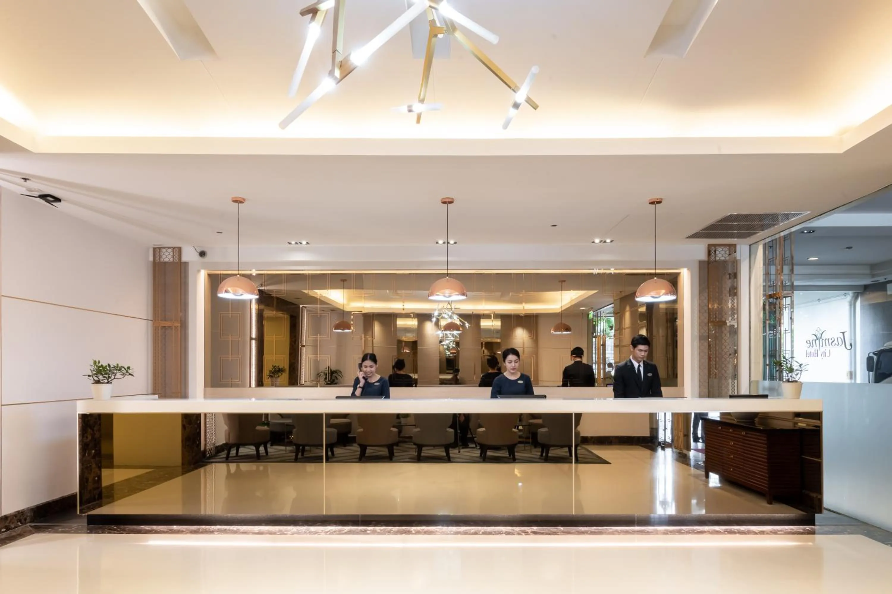 People in Jasmine City Hotel