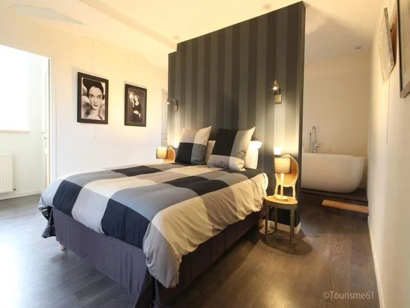 Bed in Le Manoir du Ribardon