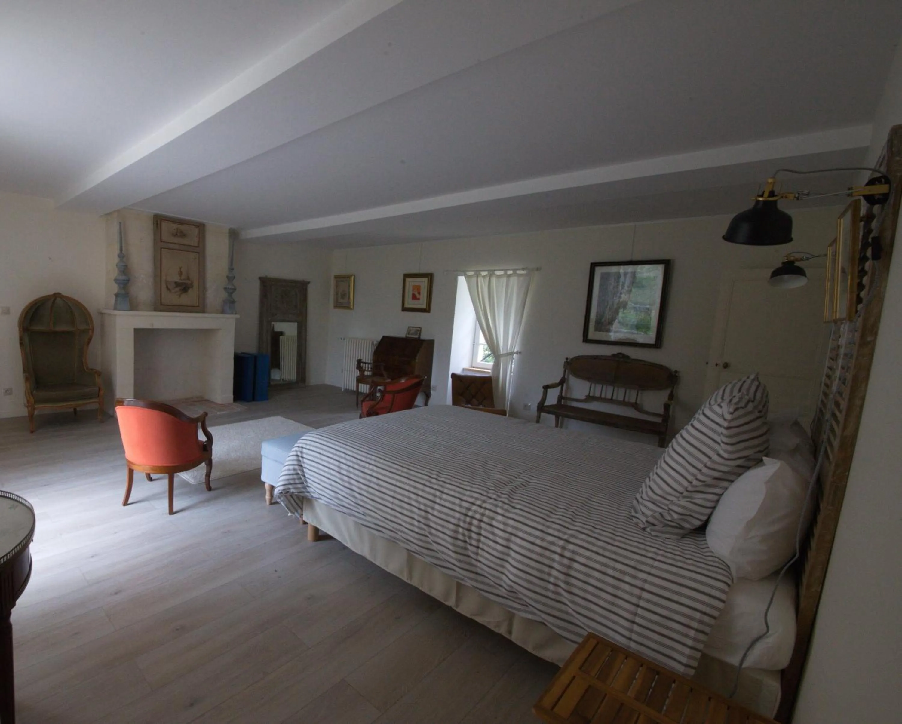 Bed in Le Manoir du Ribardon