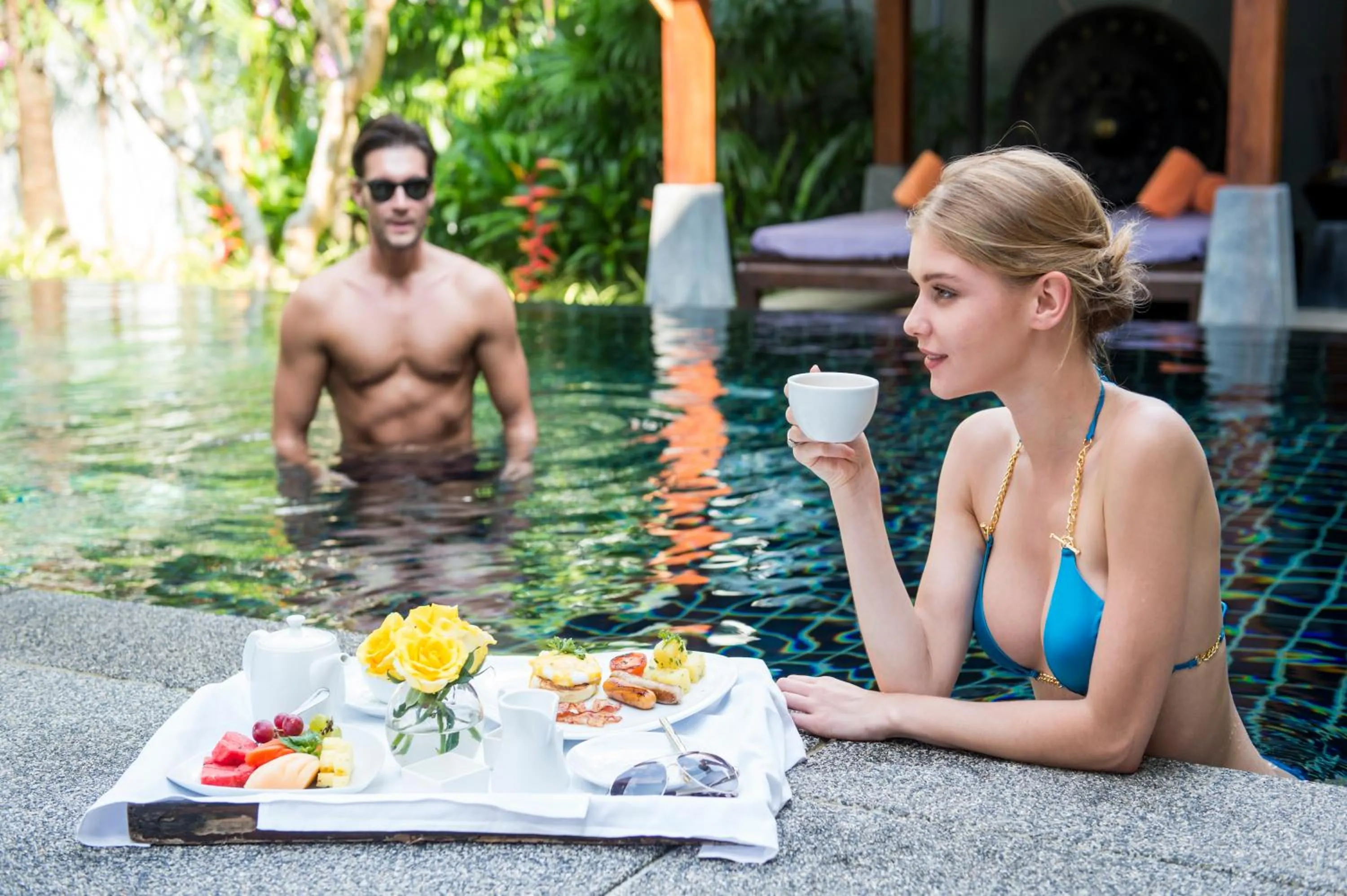 Patio in The Bell Pool Villa Resort Phuket