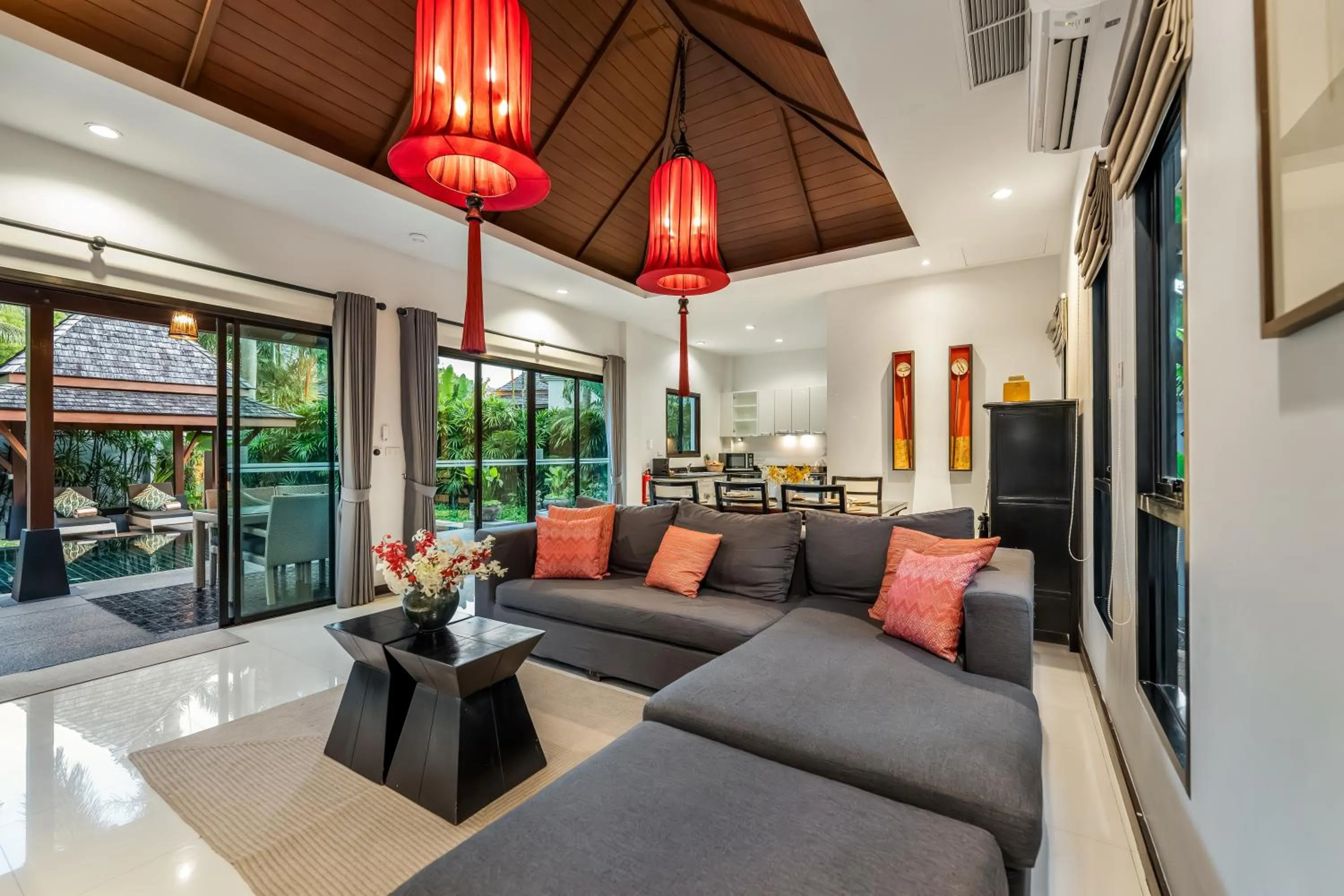 TV and multimedia in The Bell Pool Villa Resort Phuket