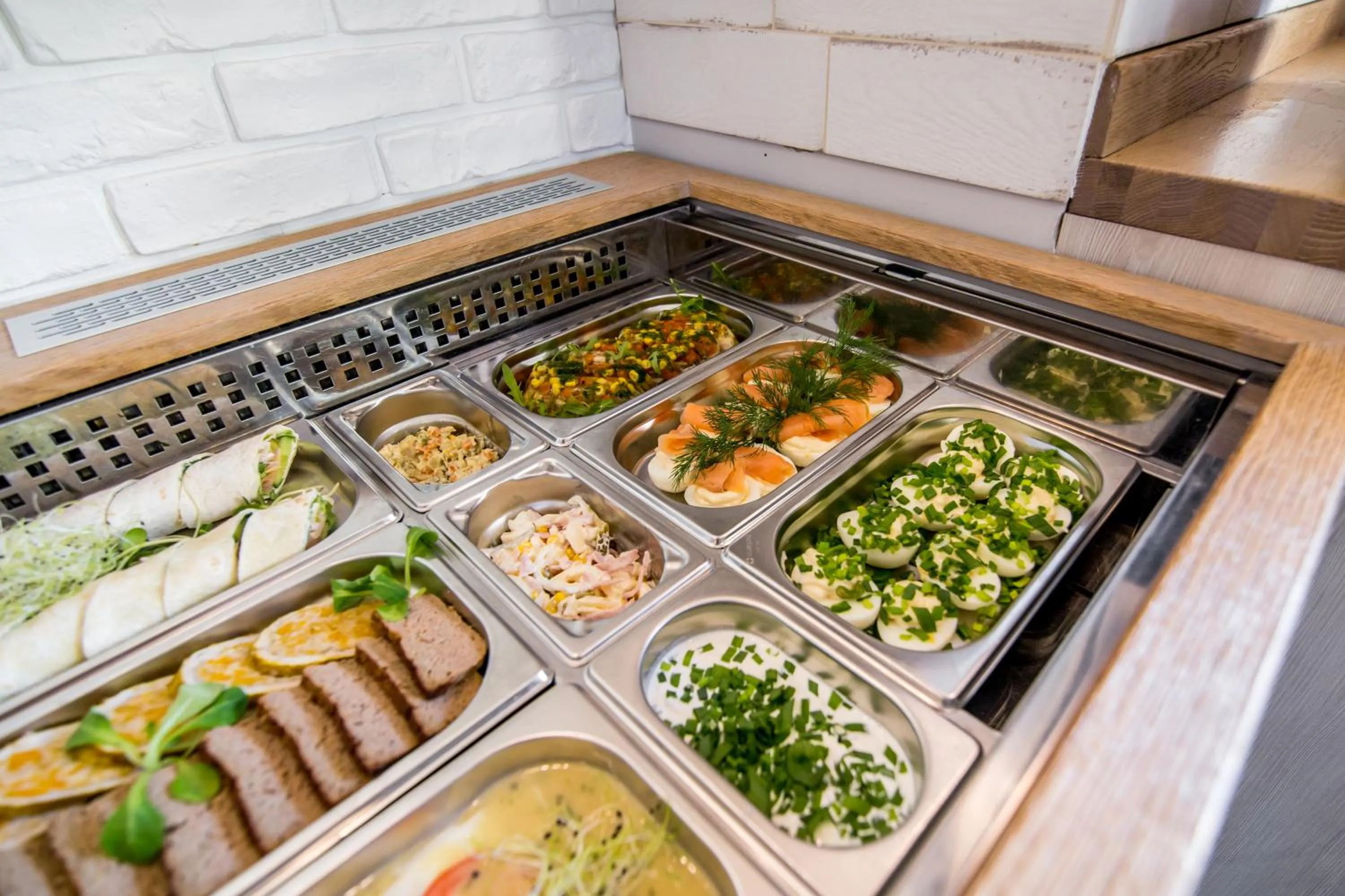 Buffet breakfast in Dworek Pani Walewska