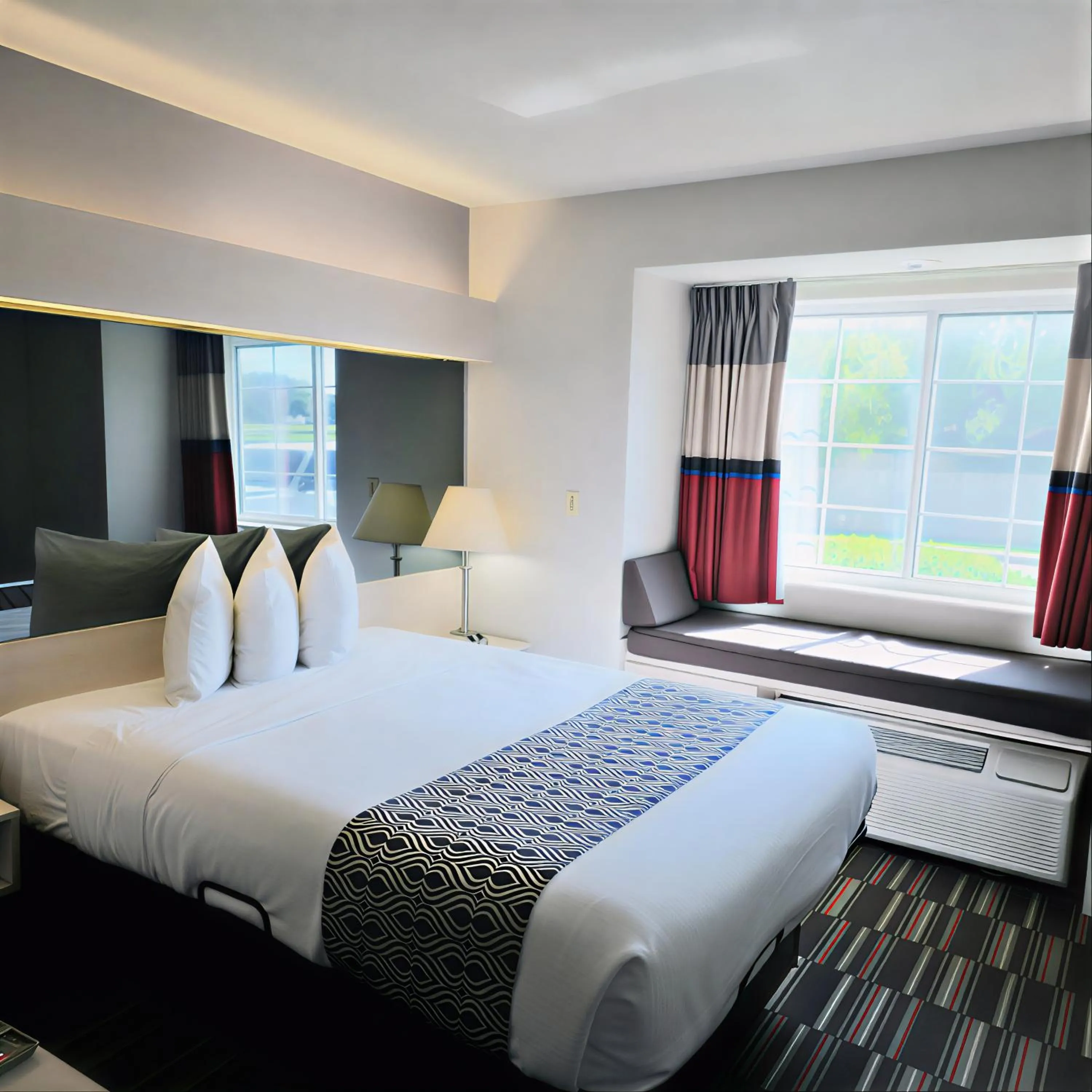 Bed in Microtel Inn & Suites Claremore Route 66