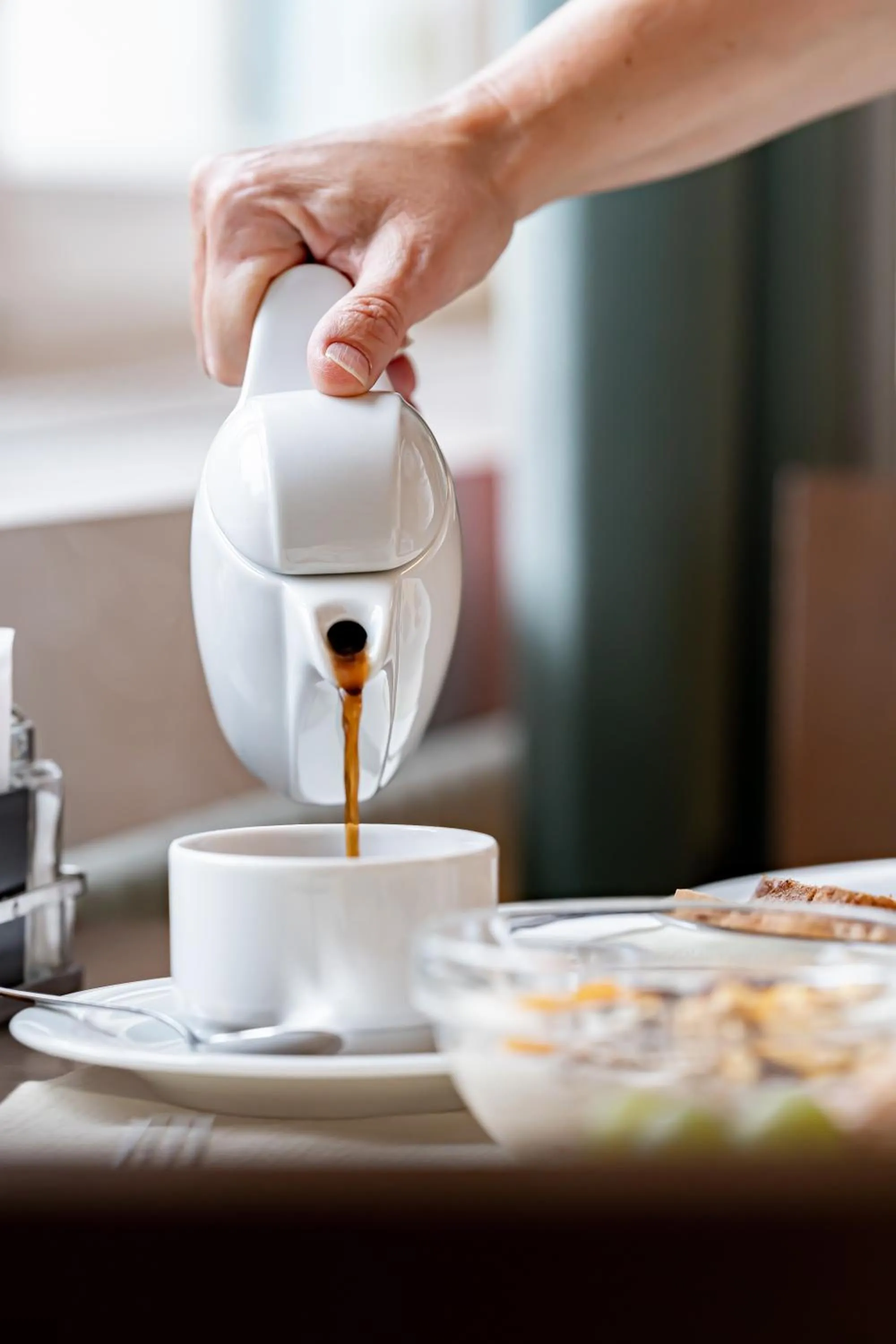 Breakfast in Hotel Pestalozzi Lugano