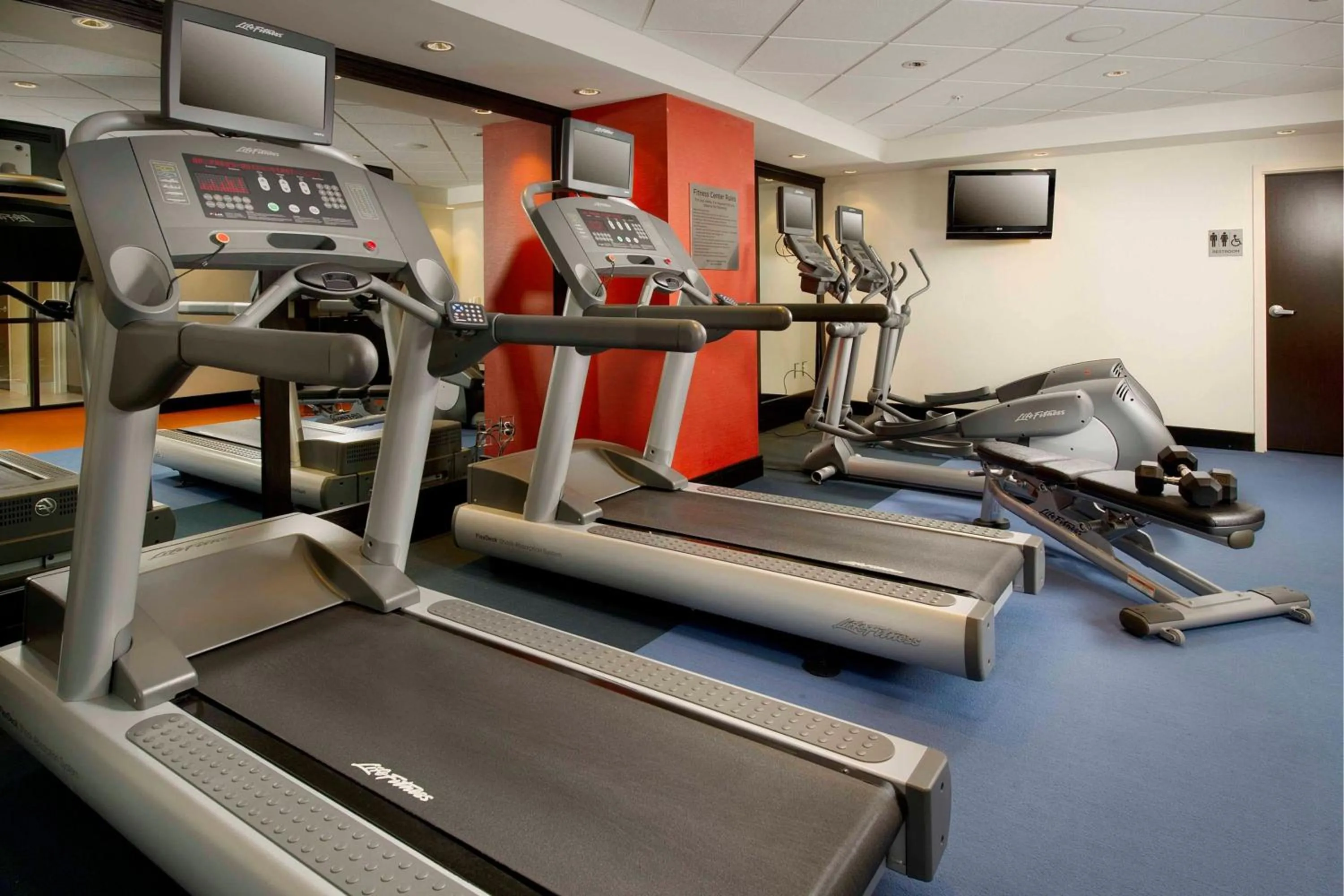 Fitness centre/facilities in Courtyard by Marriott Amarillo Downtown