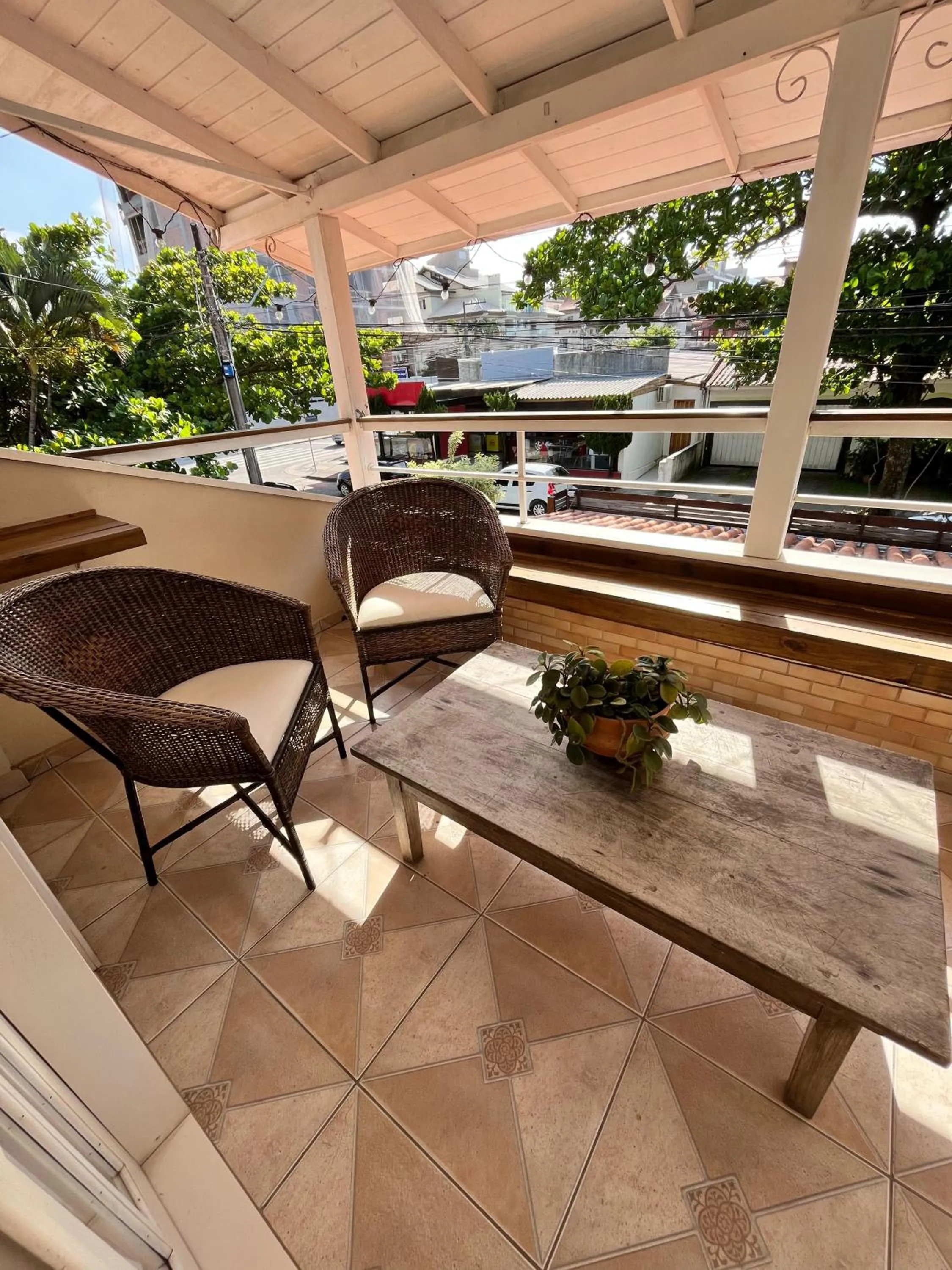 Balcony/Terrace in Pousada Paty´s Garden