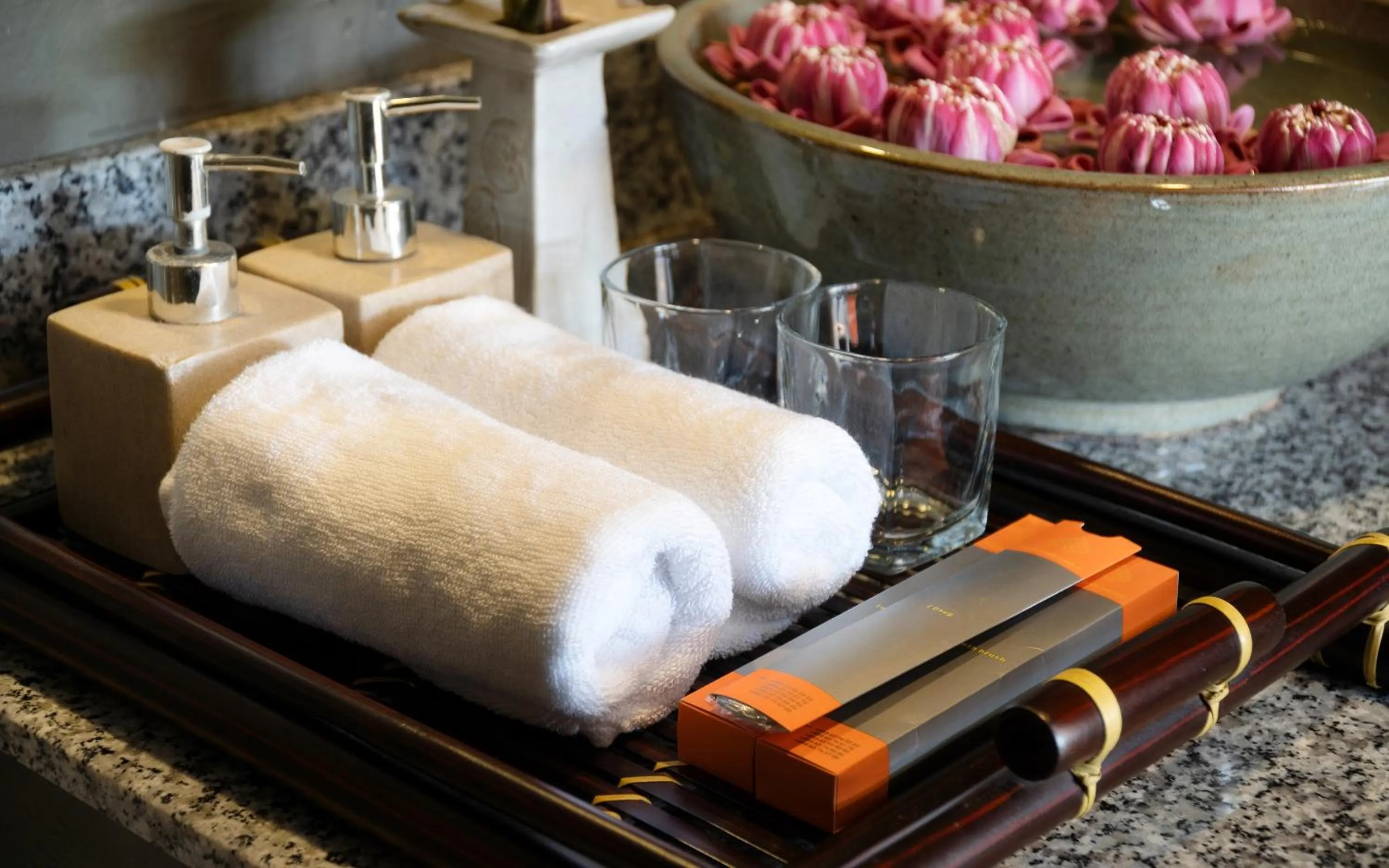 Bathroom in Central Corner d'Angkor