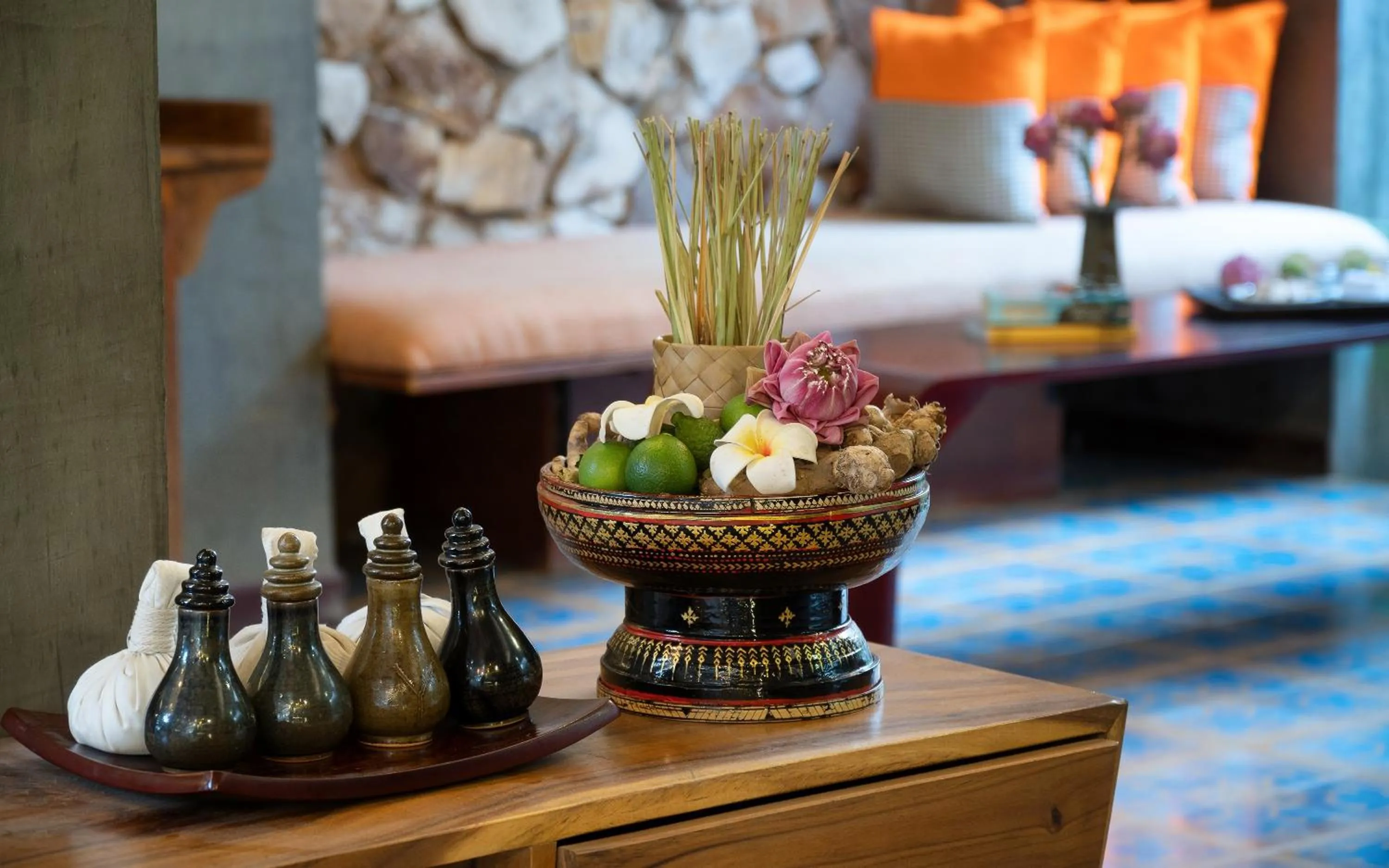 Lobby or reception in Central Corner d'Angkor