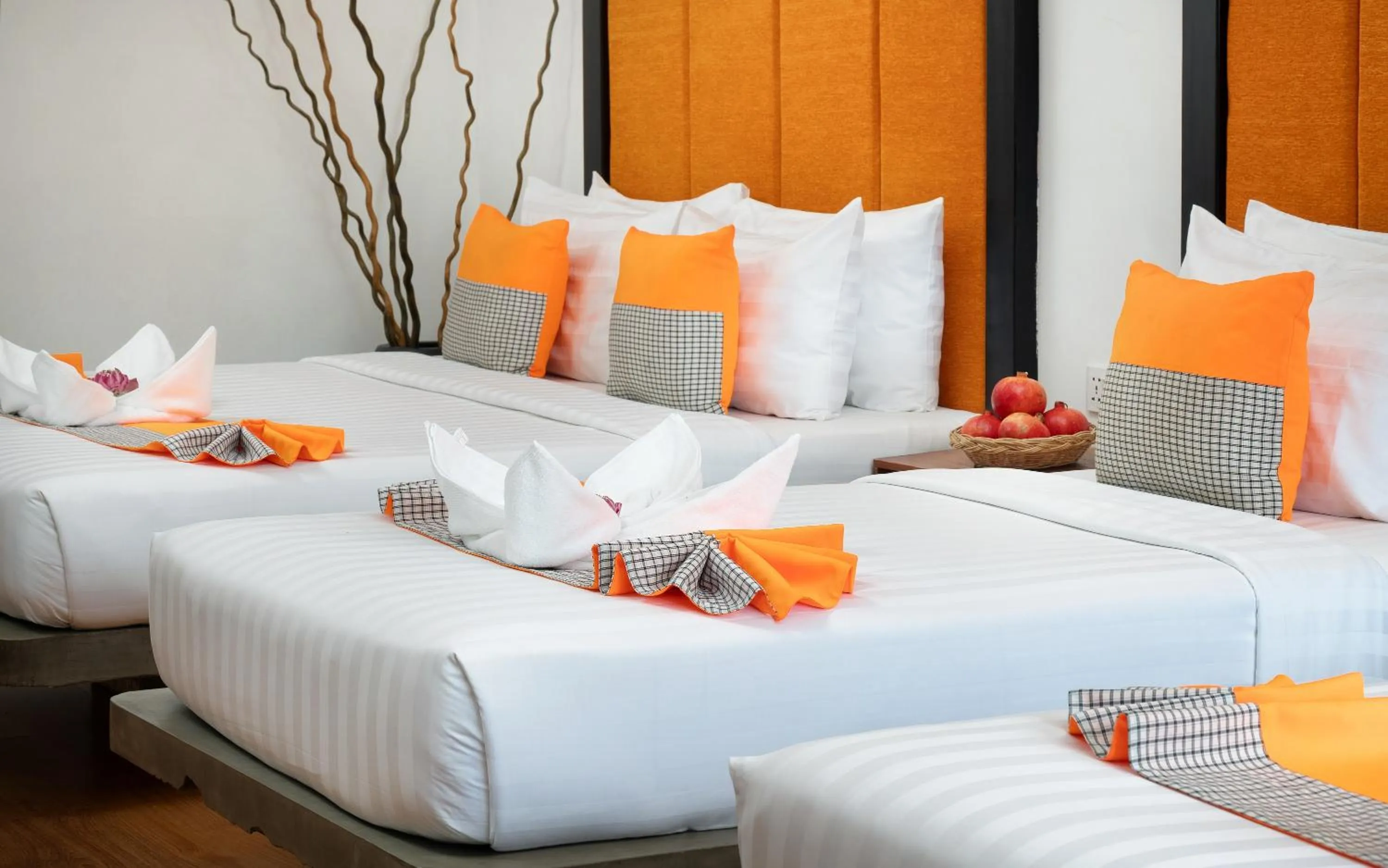 Bed in Central Corner d'Angkor