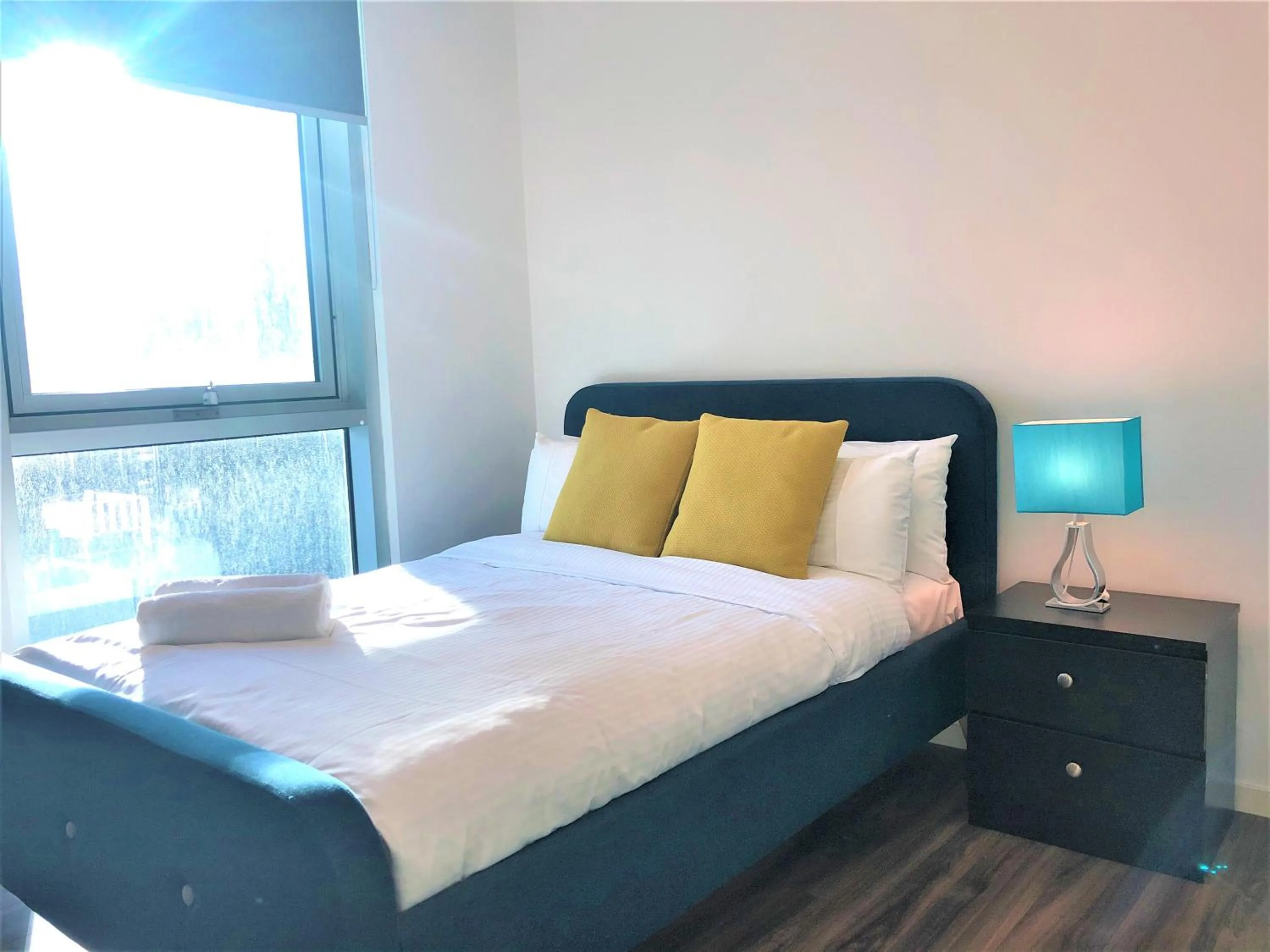 Bed in Readyset Apartments at Liberty