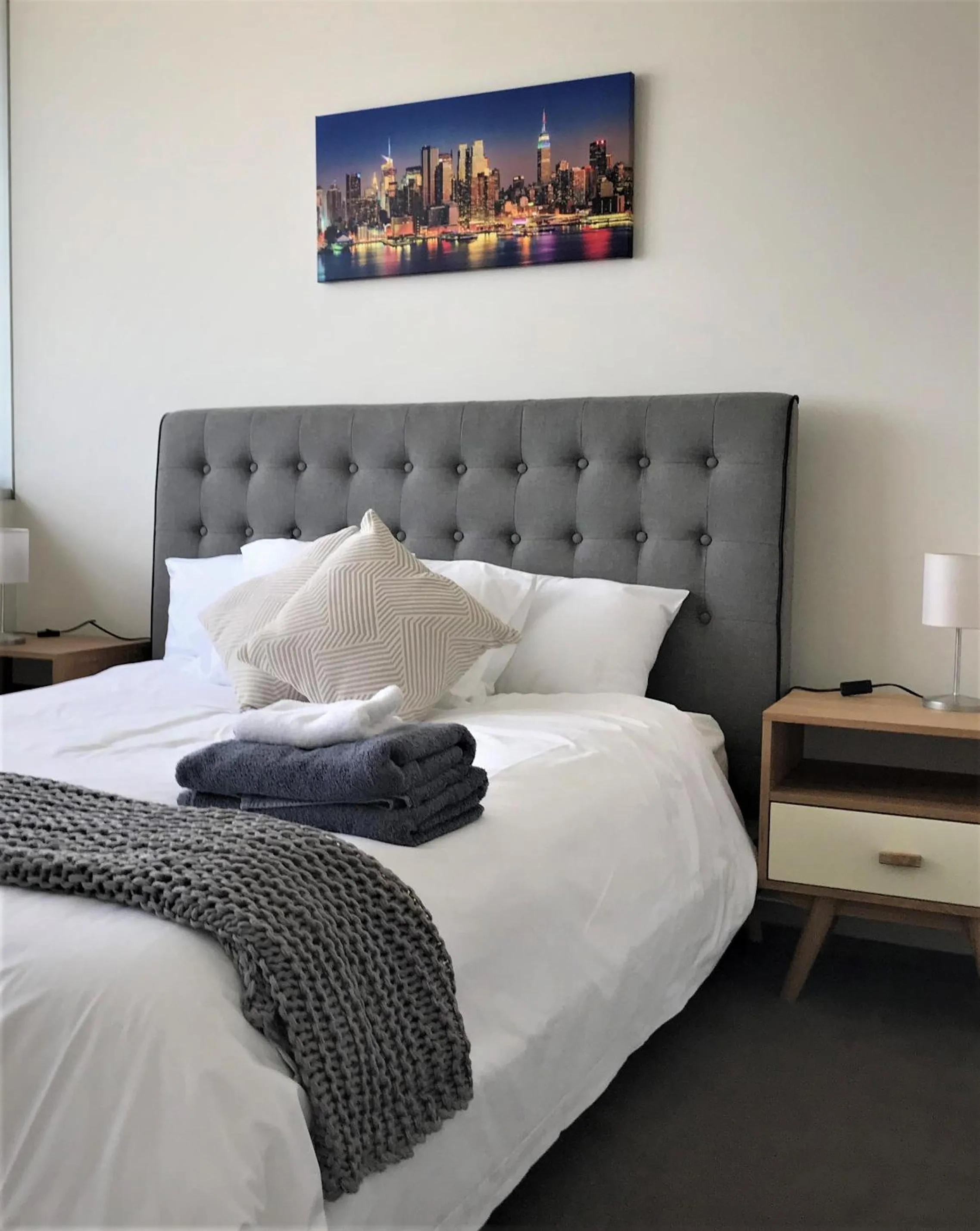 Bed in Readyset Apartments at Liberty