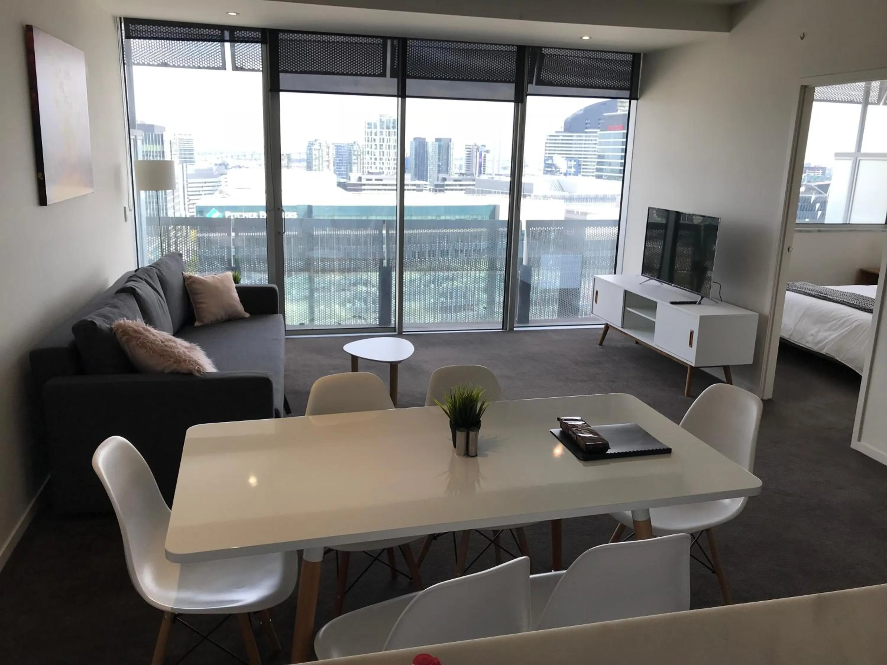 Bed in Readyset Apartments at Liberty