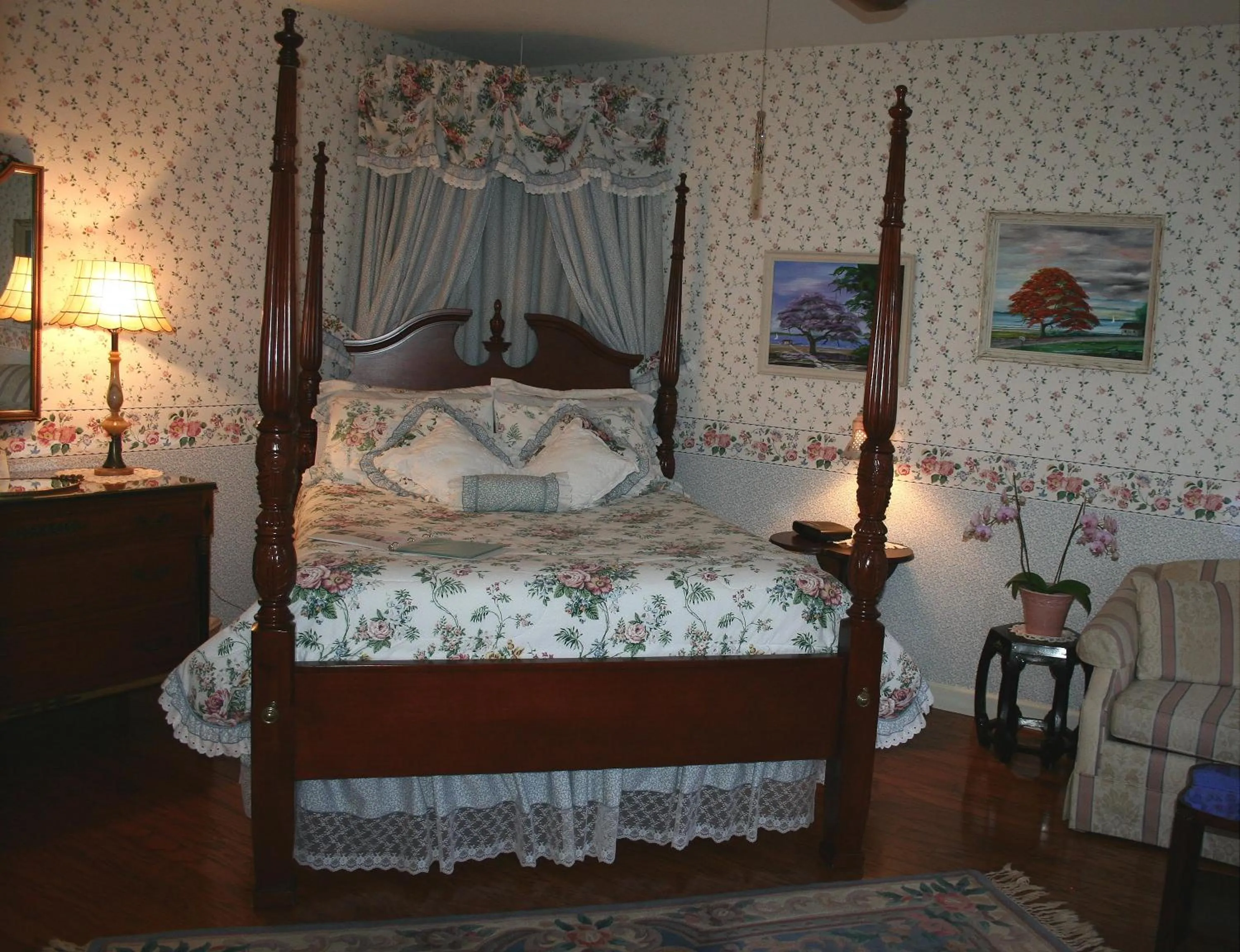 Bed in Heron Cay Lakeview Bed & Breakfast