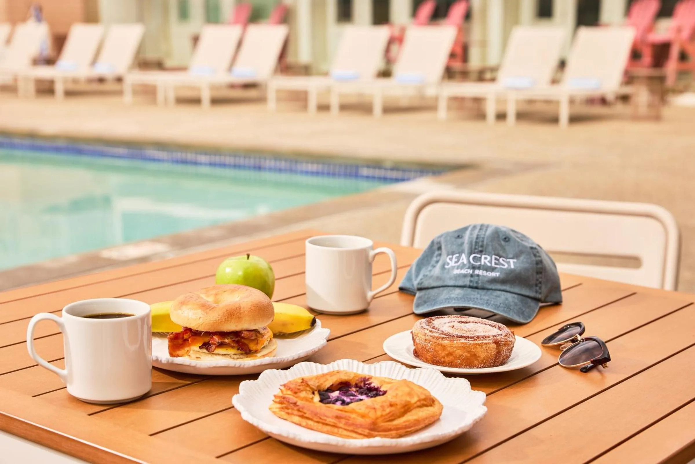 Breakfast in Sea Crest Beach Resort