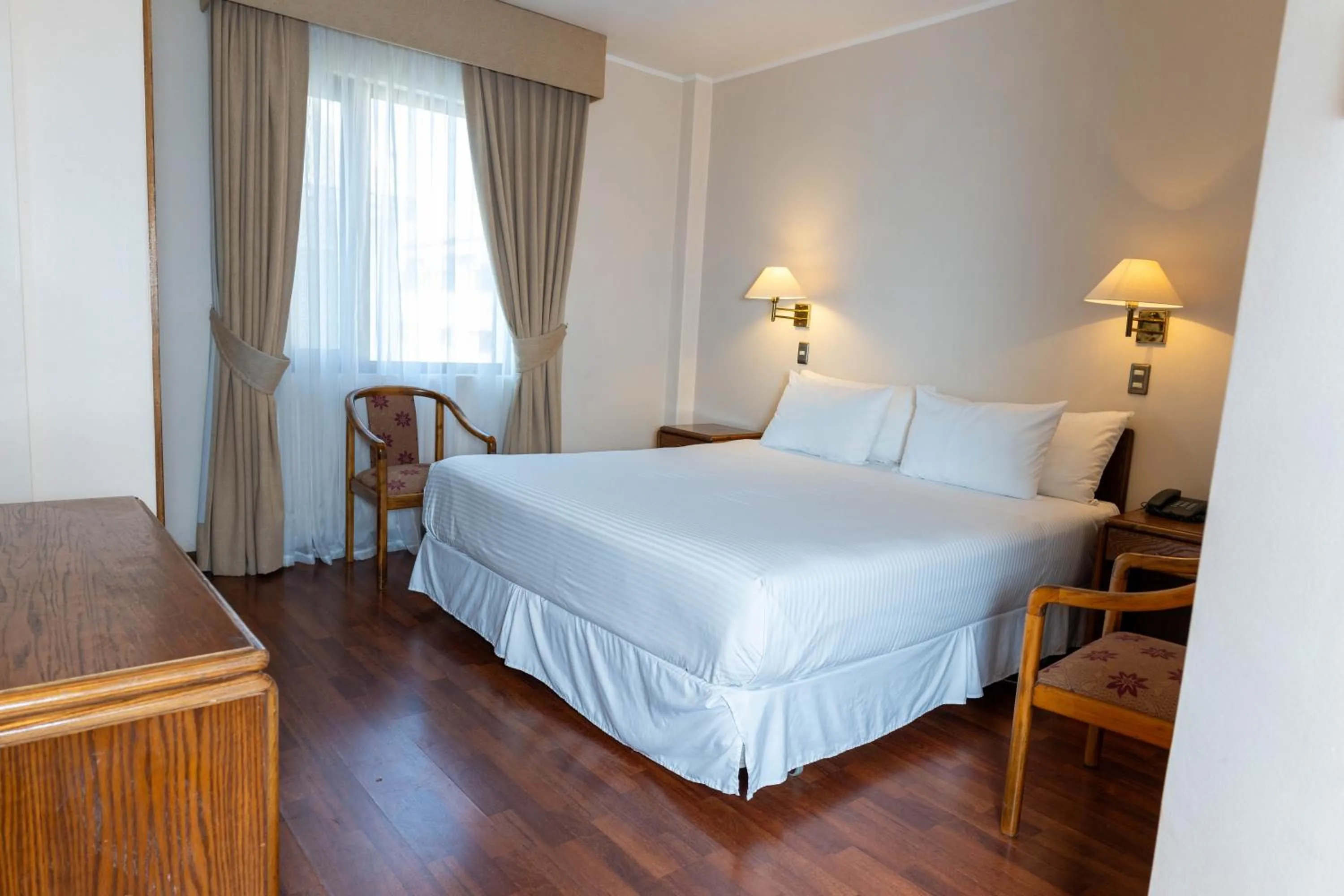 Bed in Hotel Francisco De Aguirre