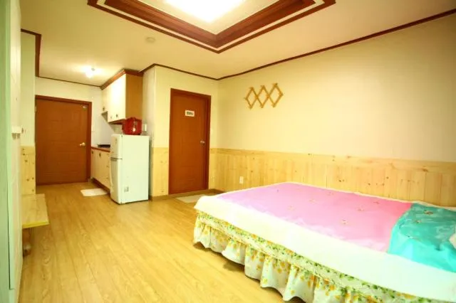 Bed in Bluesky Pension