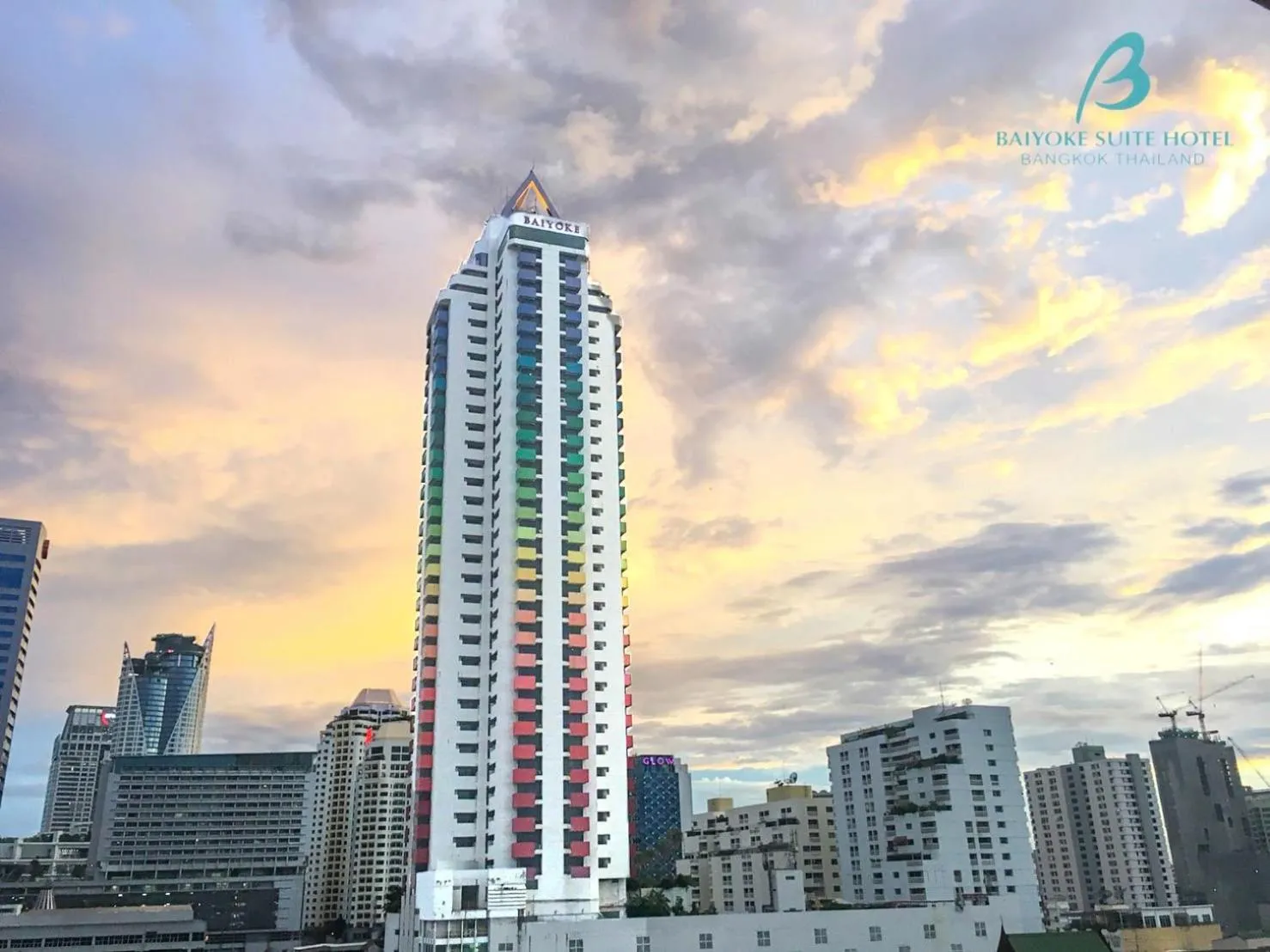 Property building in Baiyoke Suite Hotel