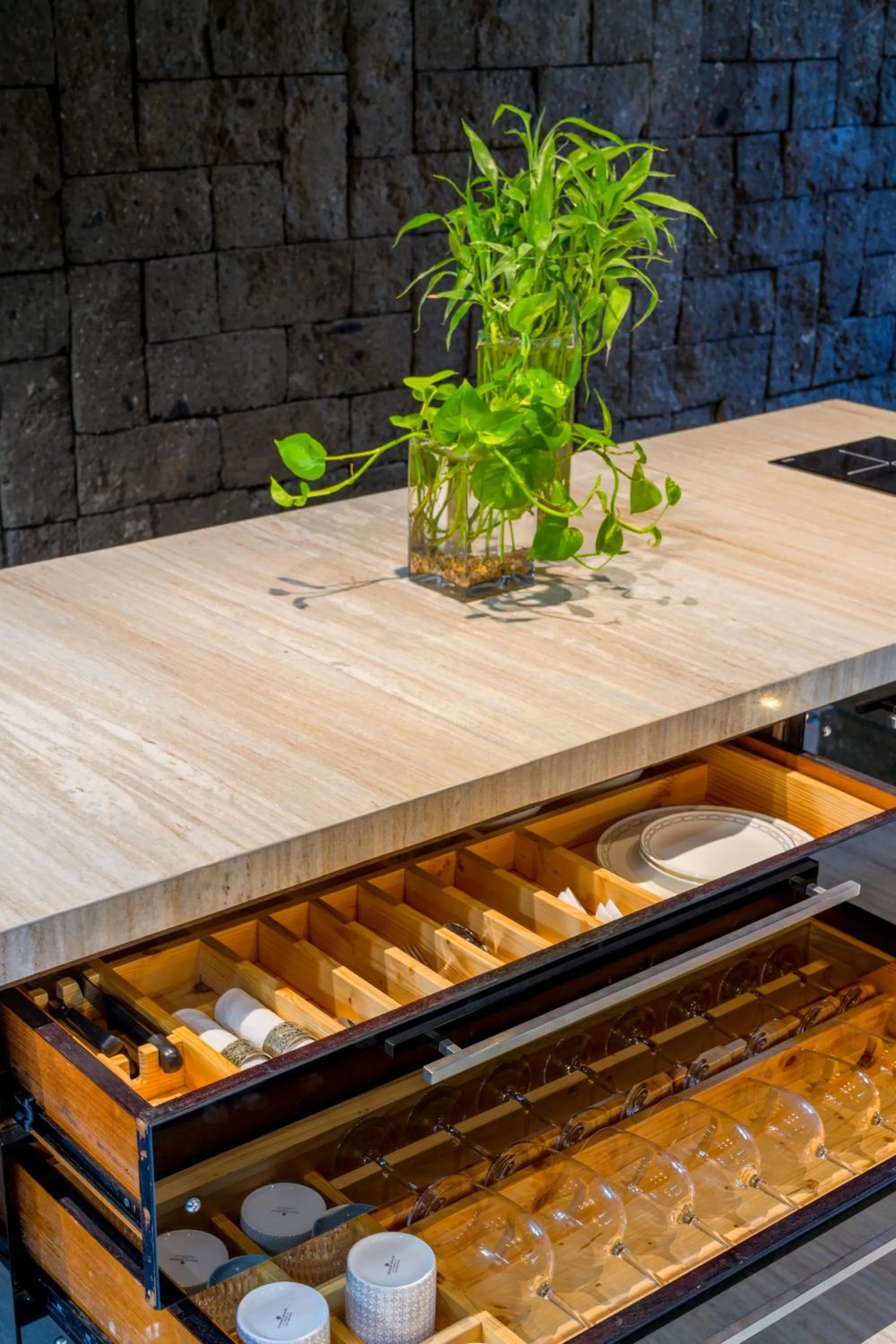 Kitchen or kitchenette in Ametis Villa Bali