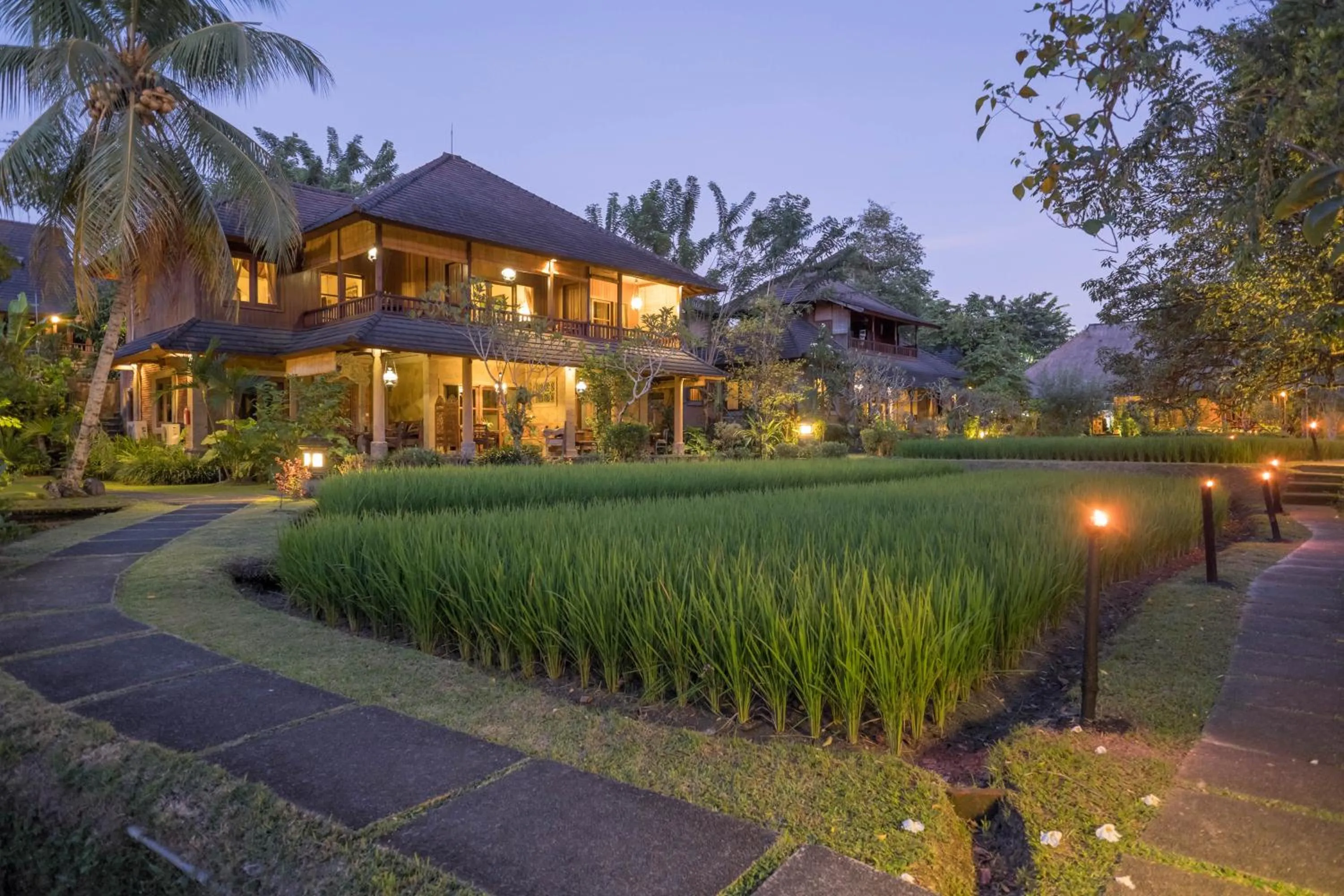 Garden in Ananda Ubud Resort