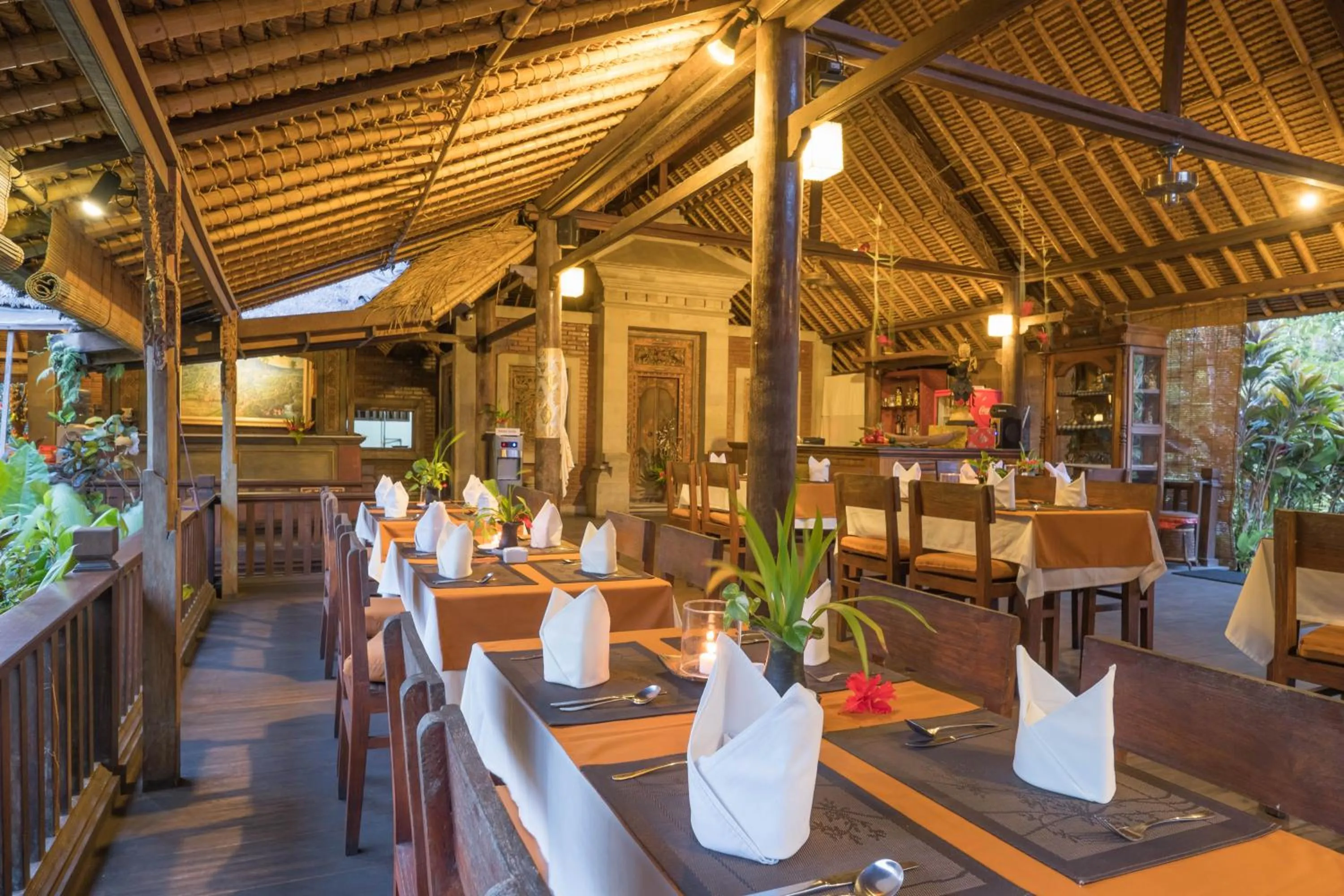 Dining area in Ananda Ubud Resort