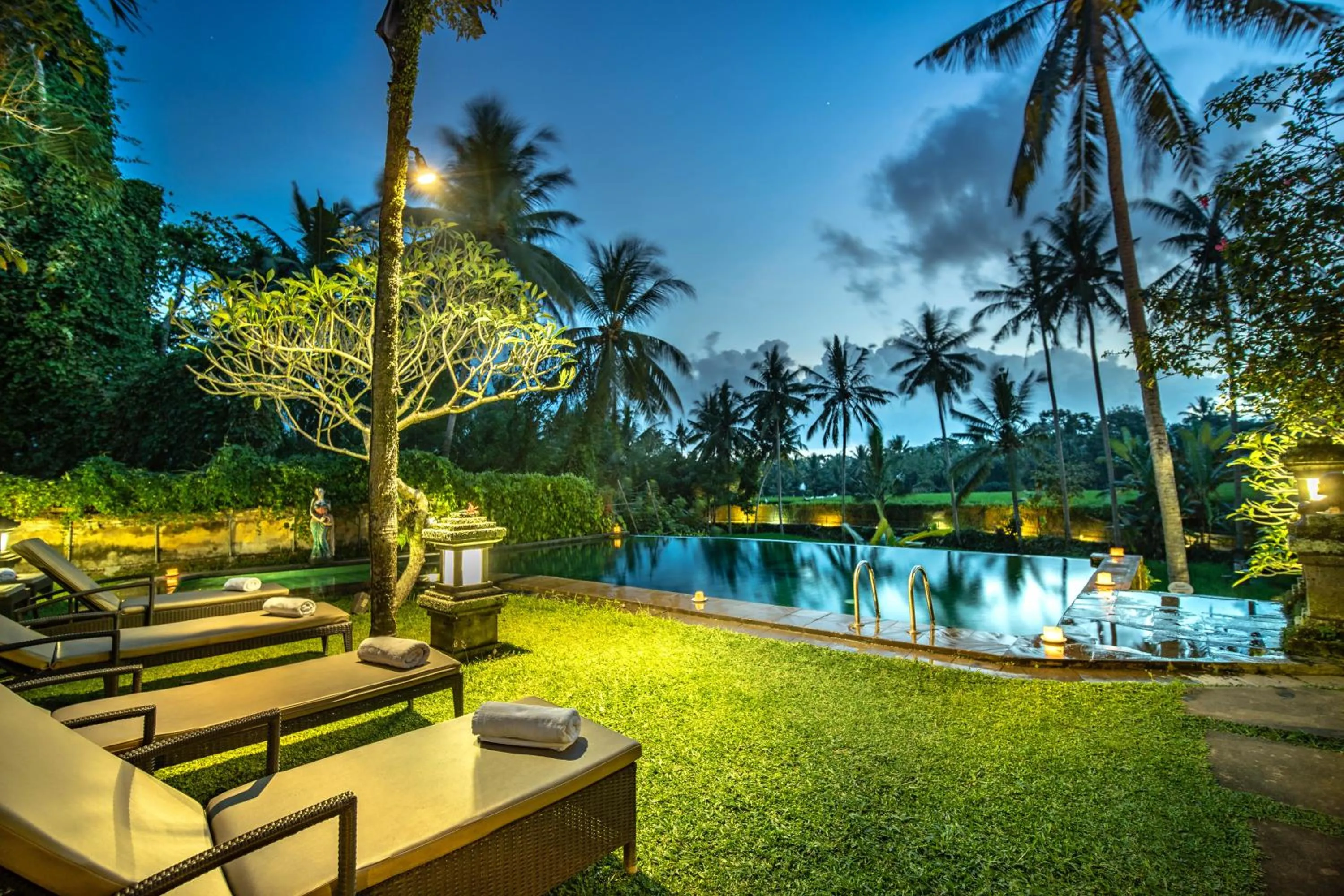 Pool view in Ananda Ubud Resort