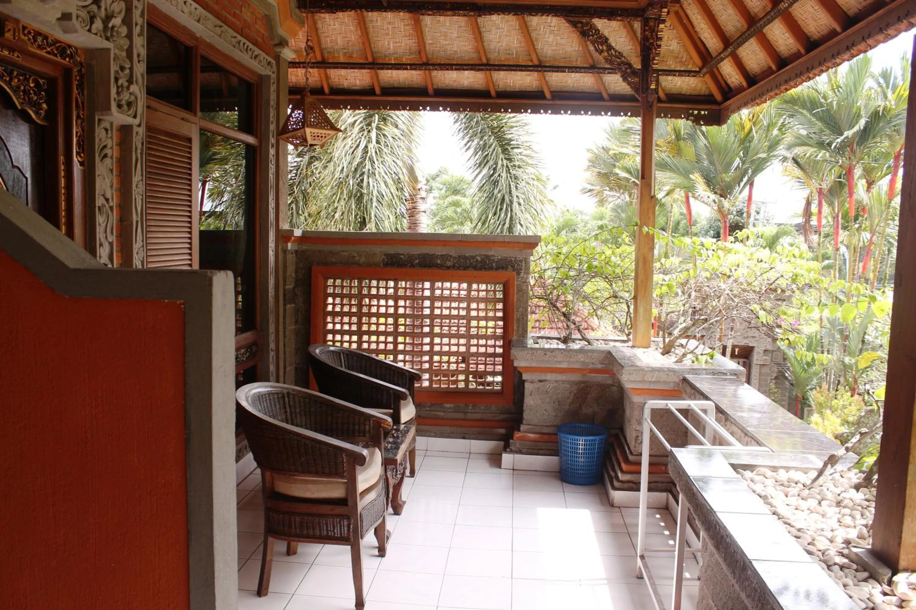Balcony/Terrace in Dewa Bharata Bungalows Ubud
