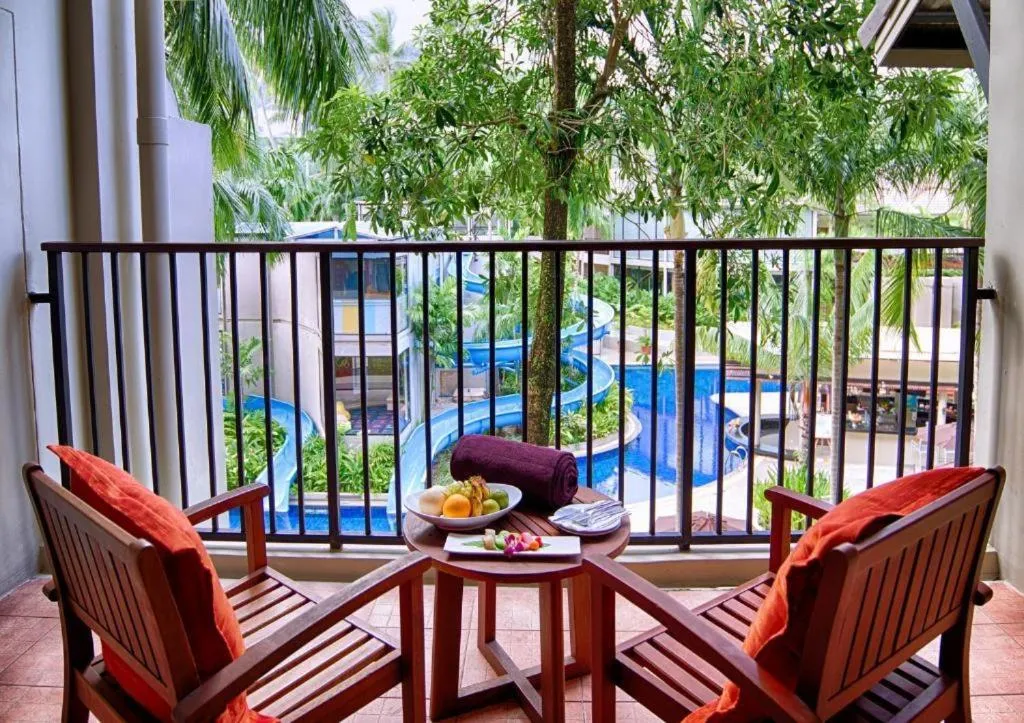 Balcony/Terrace, Pool View in Destination Resorts Phuket Surin Beach - SHA Extra Plus