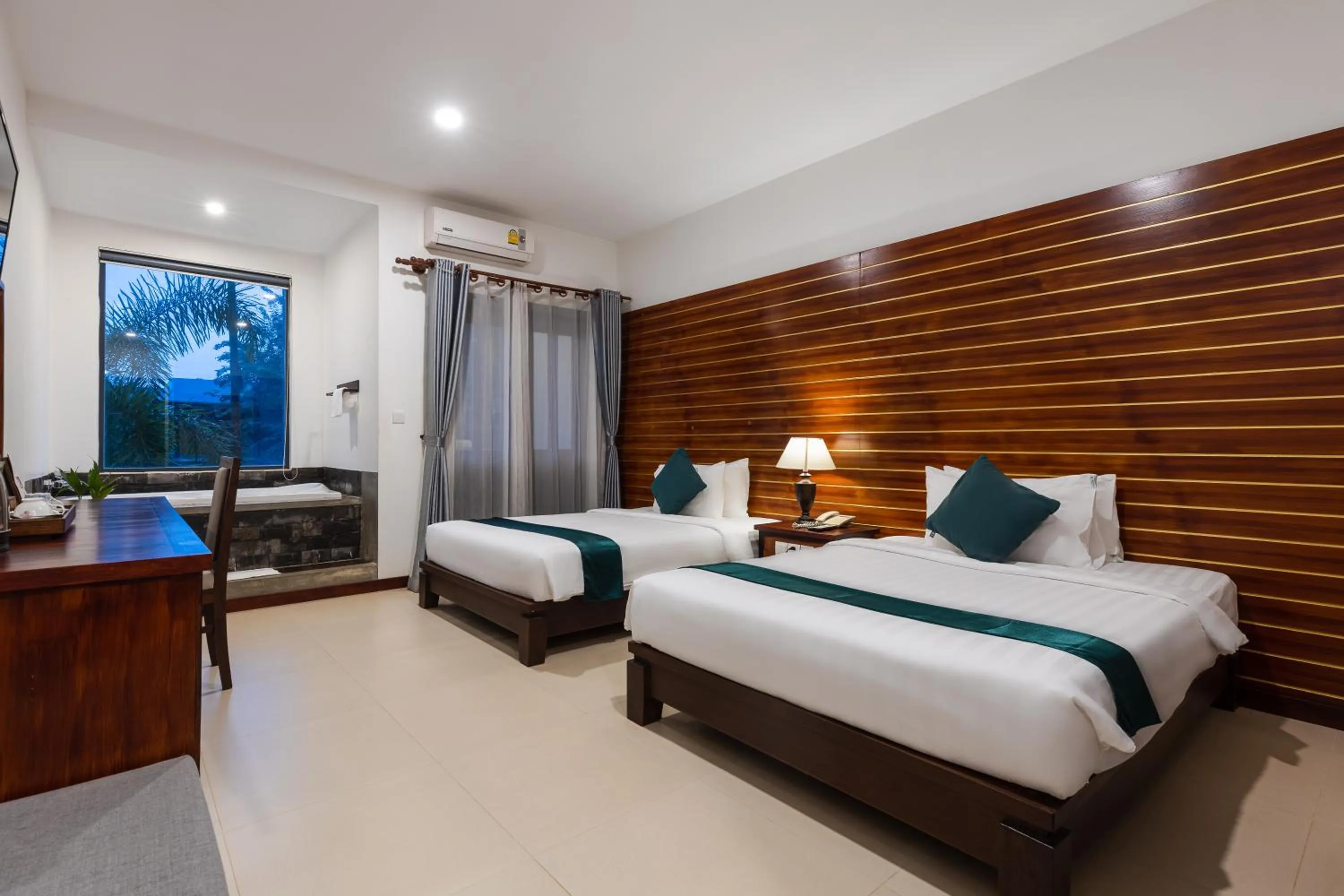 Bedroom, Bed in Green Amazon Residence