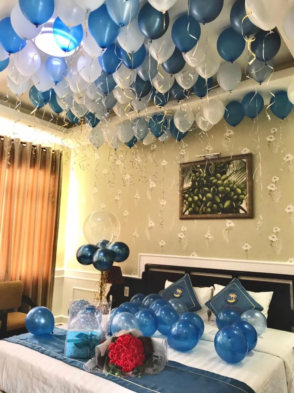 Bed in Viet Uc Hotel