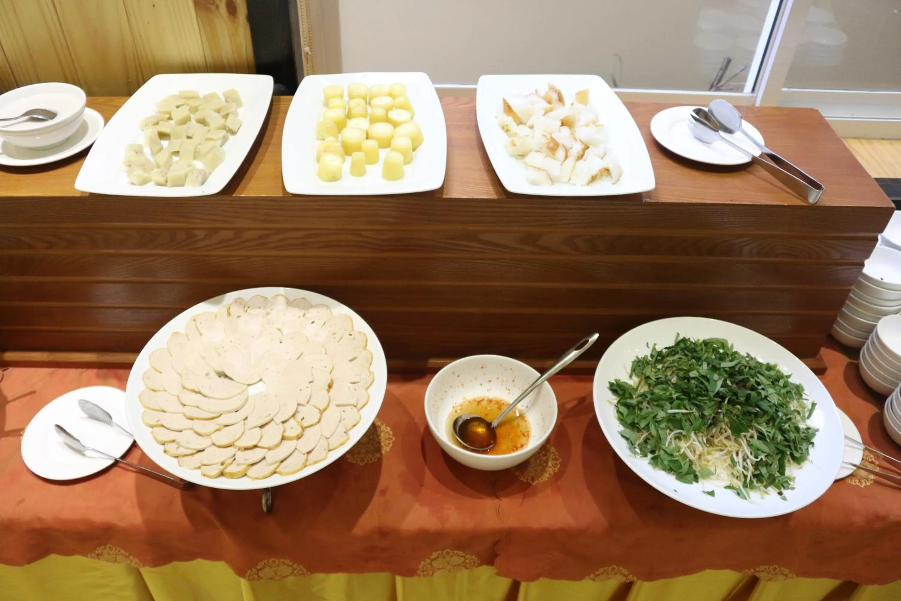 Buffet breakfast in Viet Uc Hotel