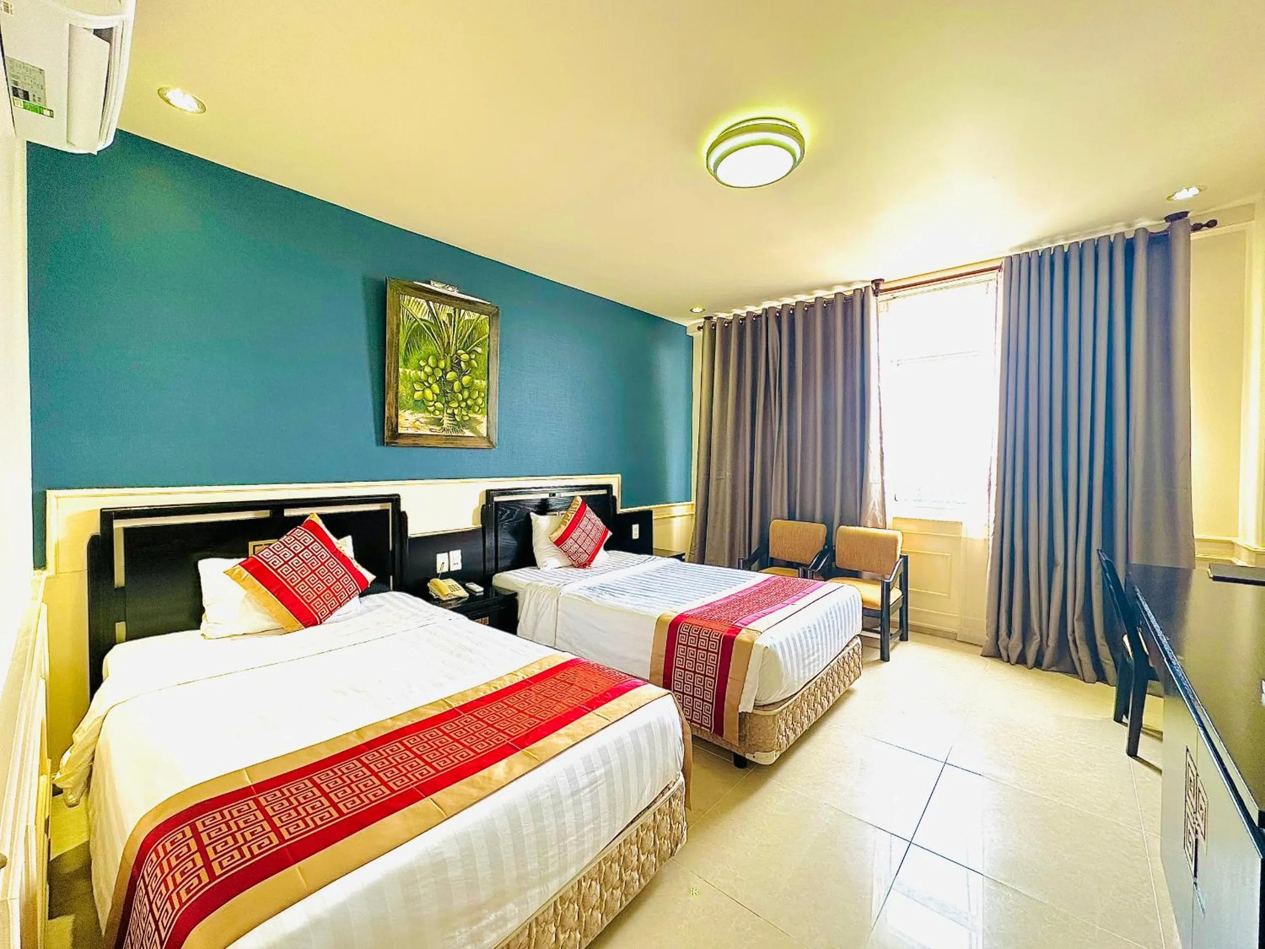 Bed in Viet Uc Hotel