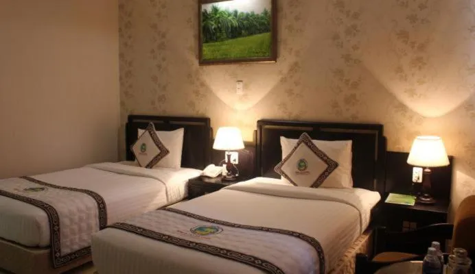 Bed in Viet Uc Hotel