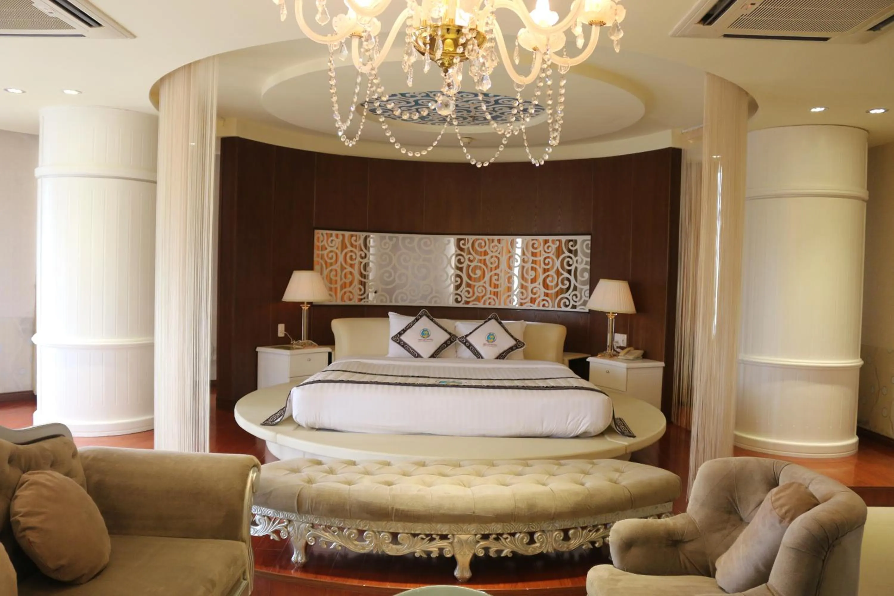 Bed in Viet Uc Hotel