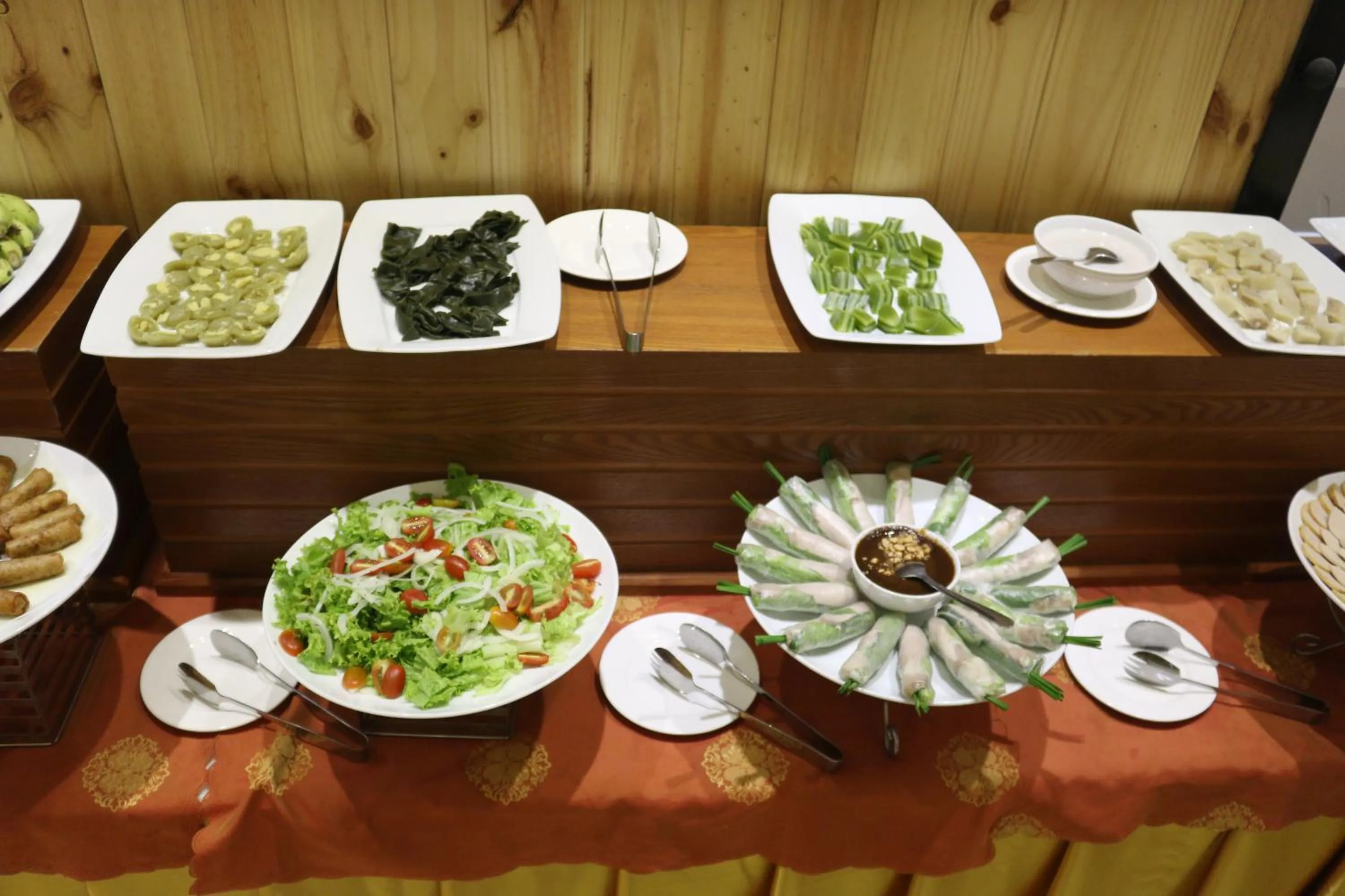 Buffet breakfast in Viet Uc Hotel