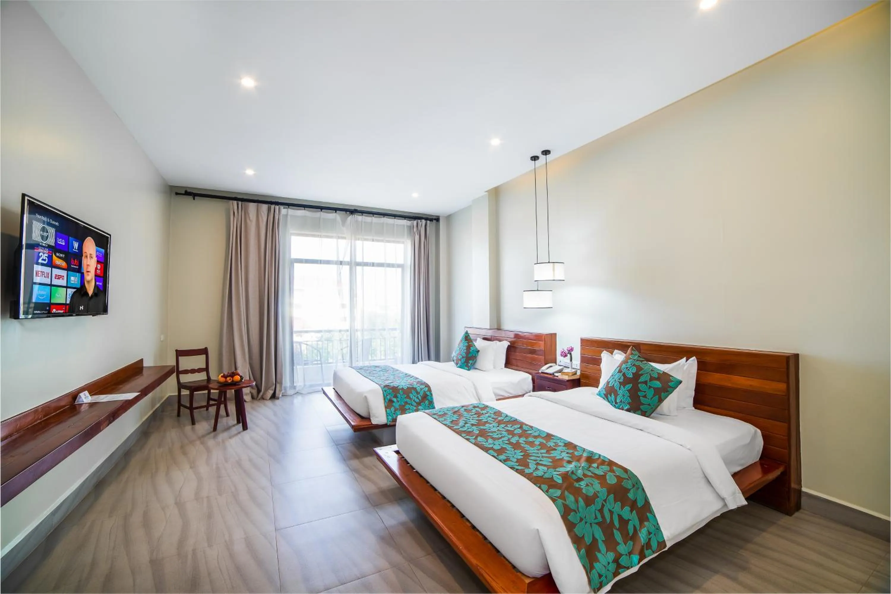 Bedroom, Bed in Bayon Modern Residence