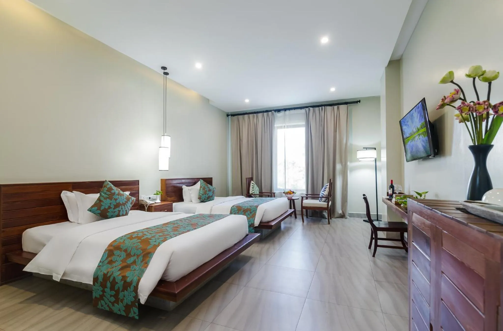 Photo of the whole room, Bed in Bayon Modern Residence