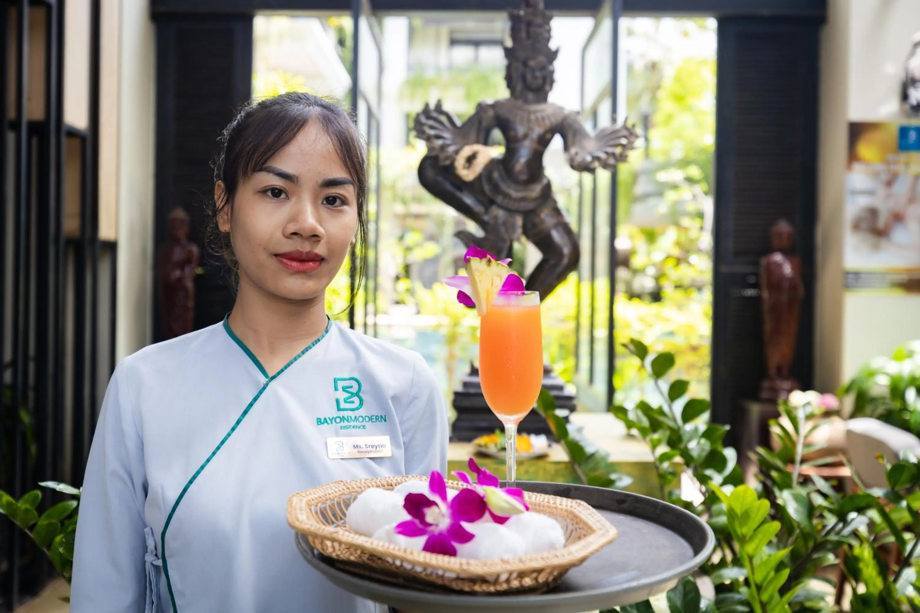 Food and drinks in Bayon Modern Residence