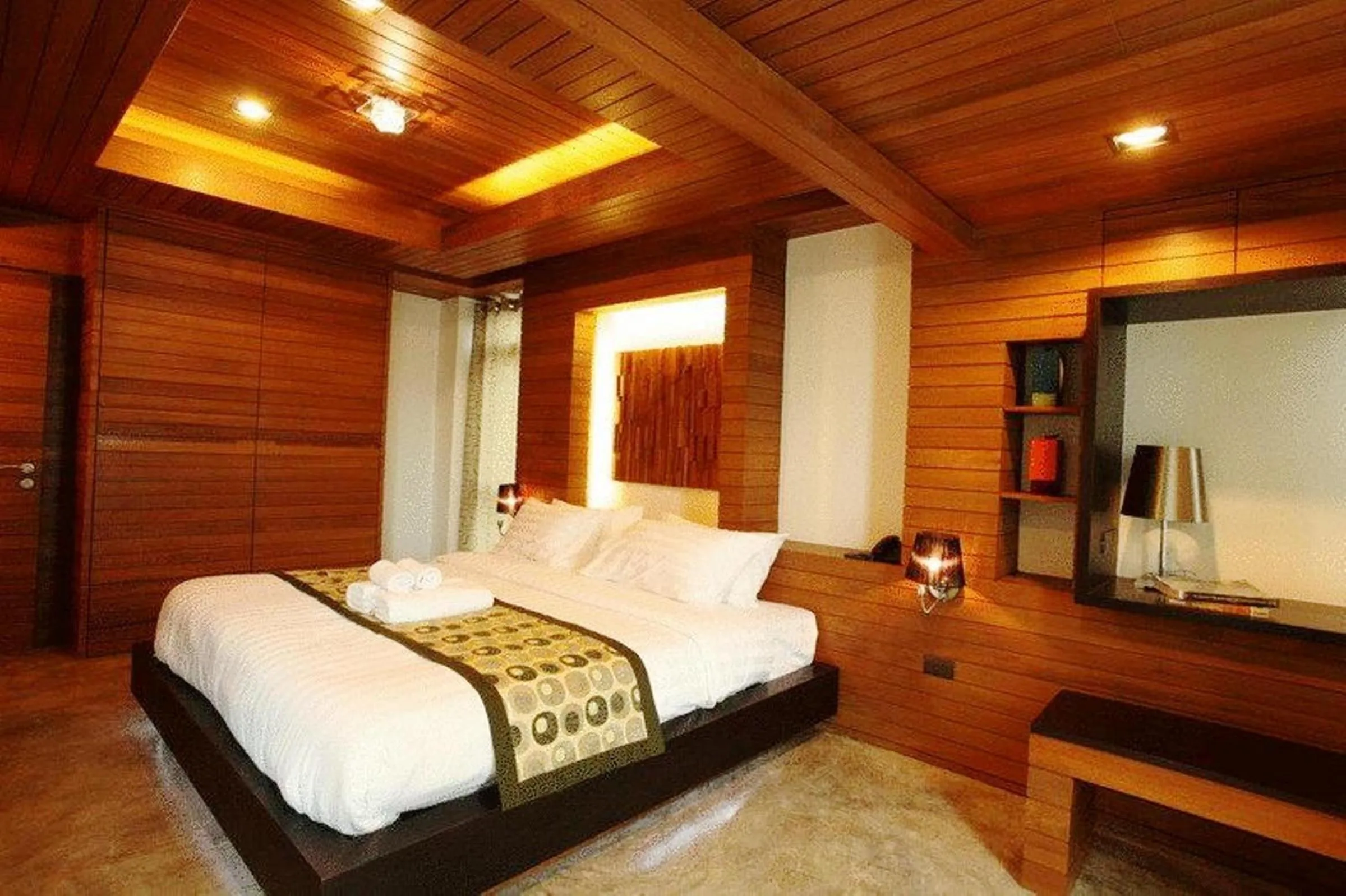 Bed in Baannueng at Aree 5 Hotel