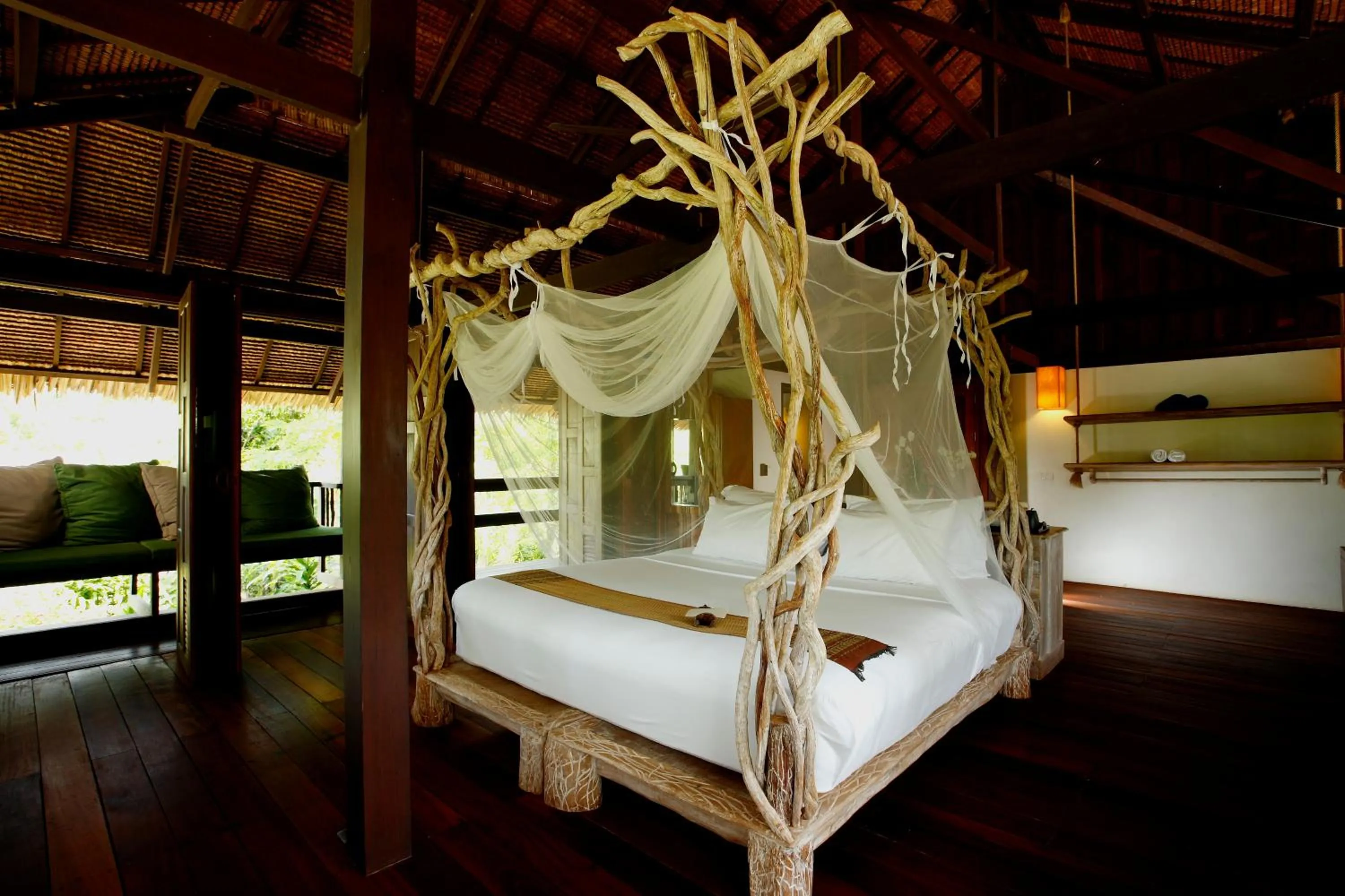 Photo of the whole room, Bed in Koyao Island Resort