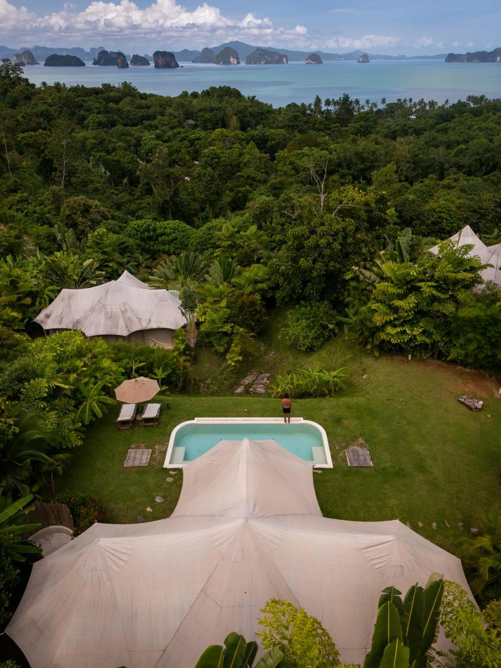 Bird's eye view in Koyao Island Resort
