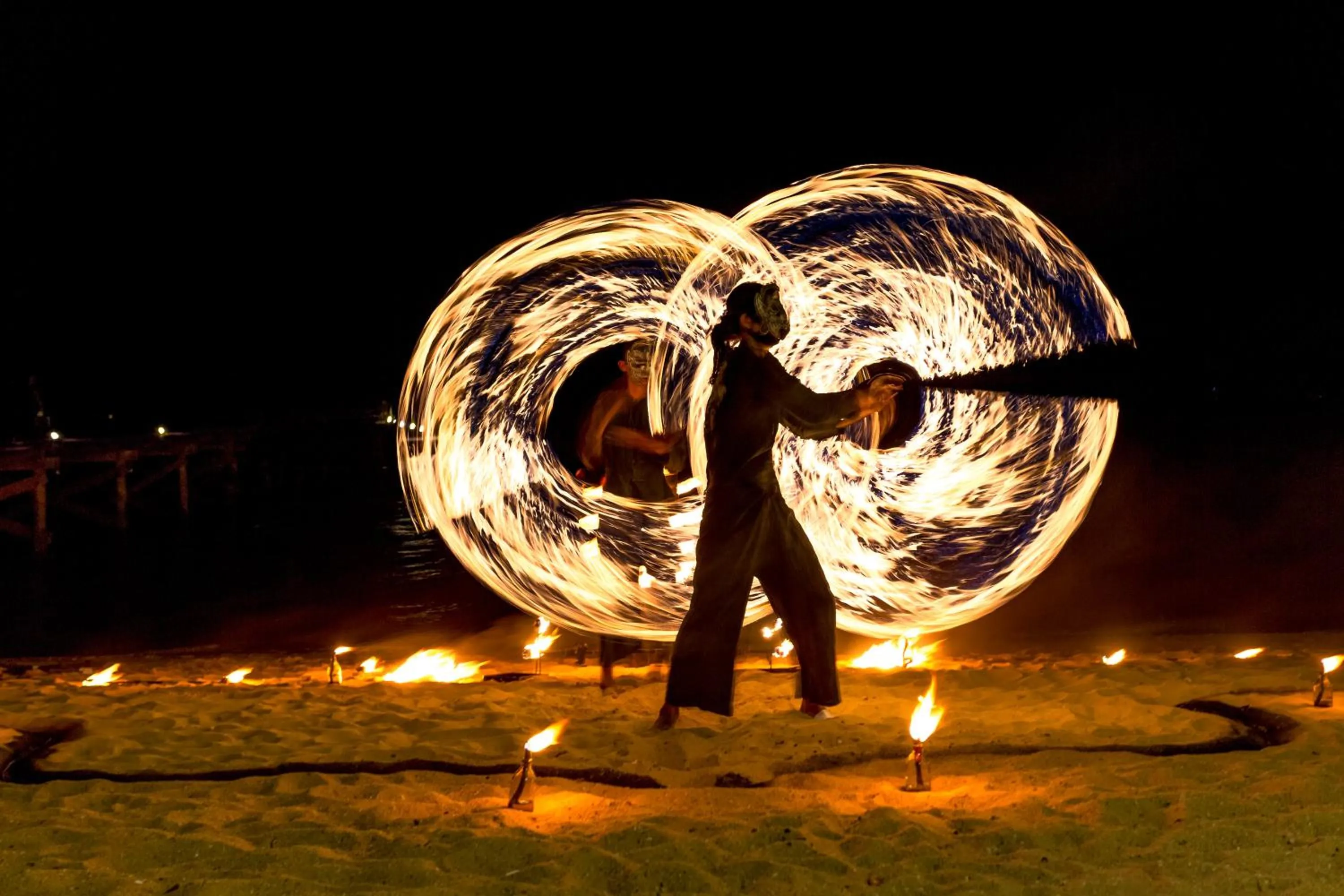 Evening entertainment in Barcelo Coconut Island, Phuket