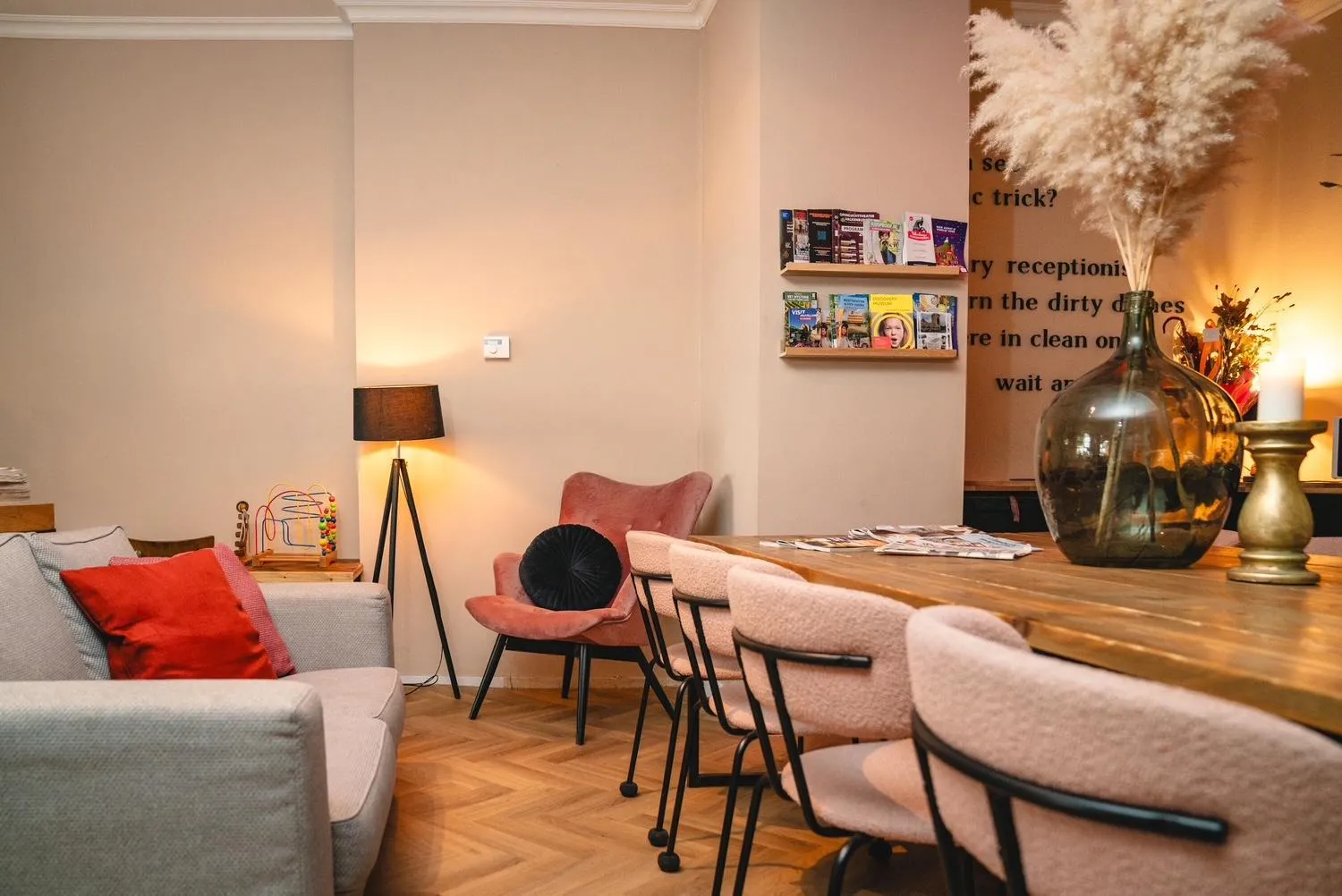 Lobby or reception in Hotel Janssen