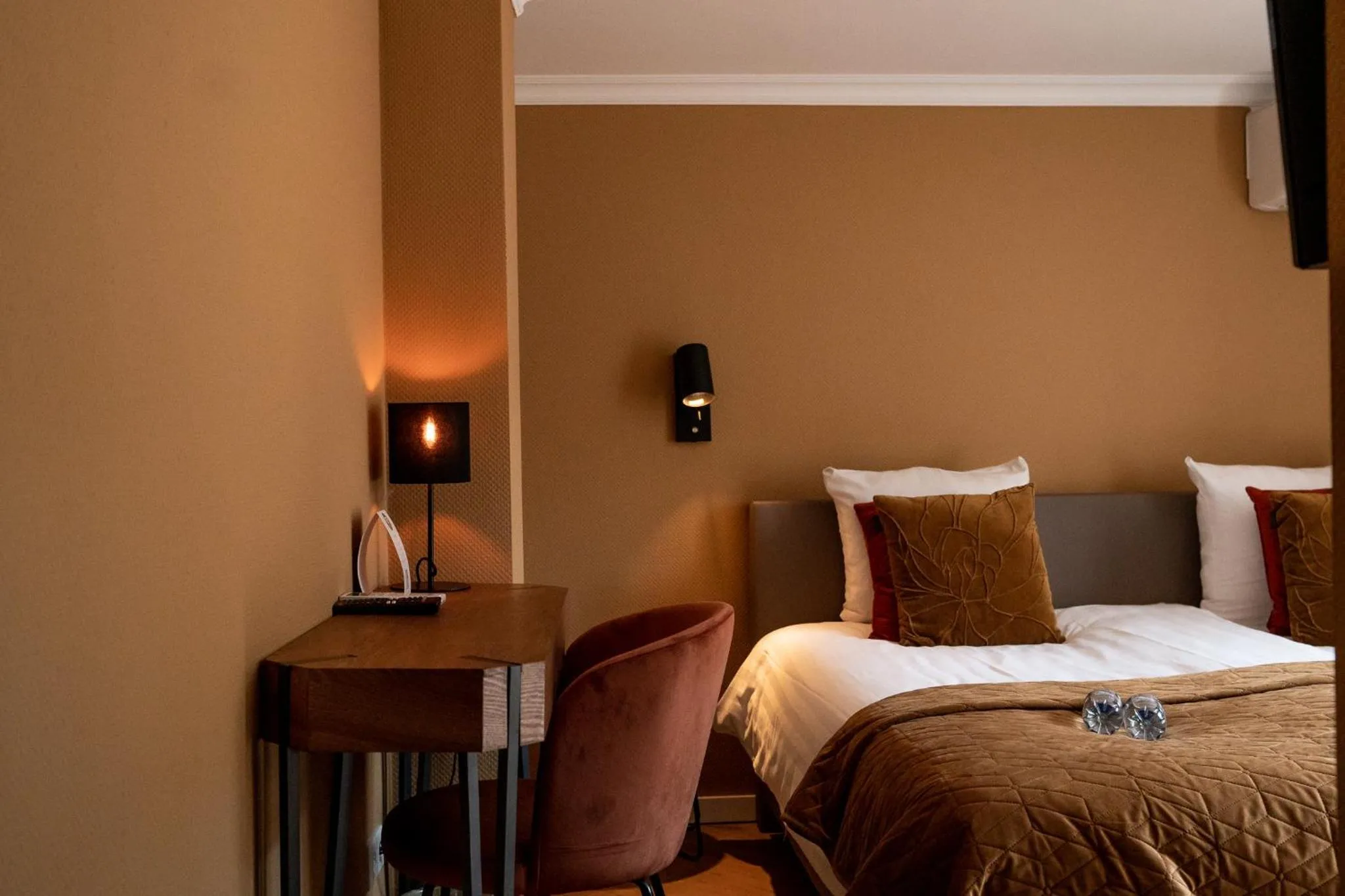 Bed in Hotel Janssen