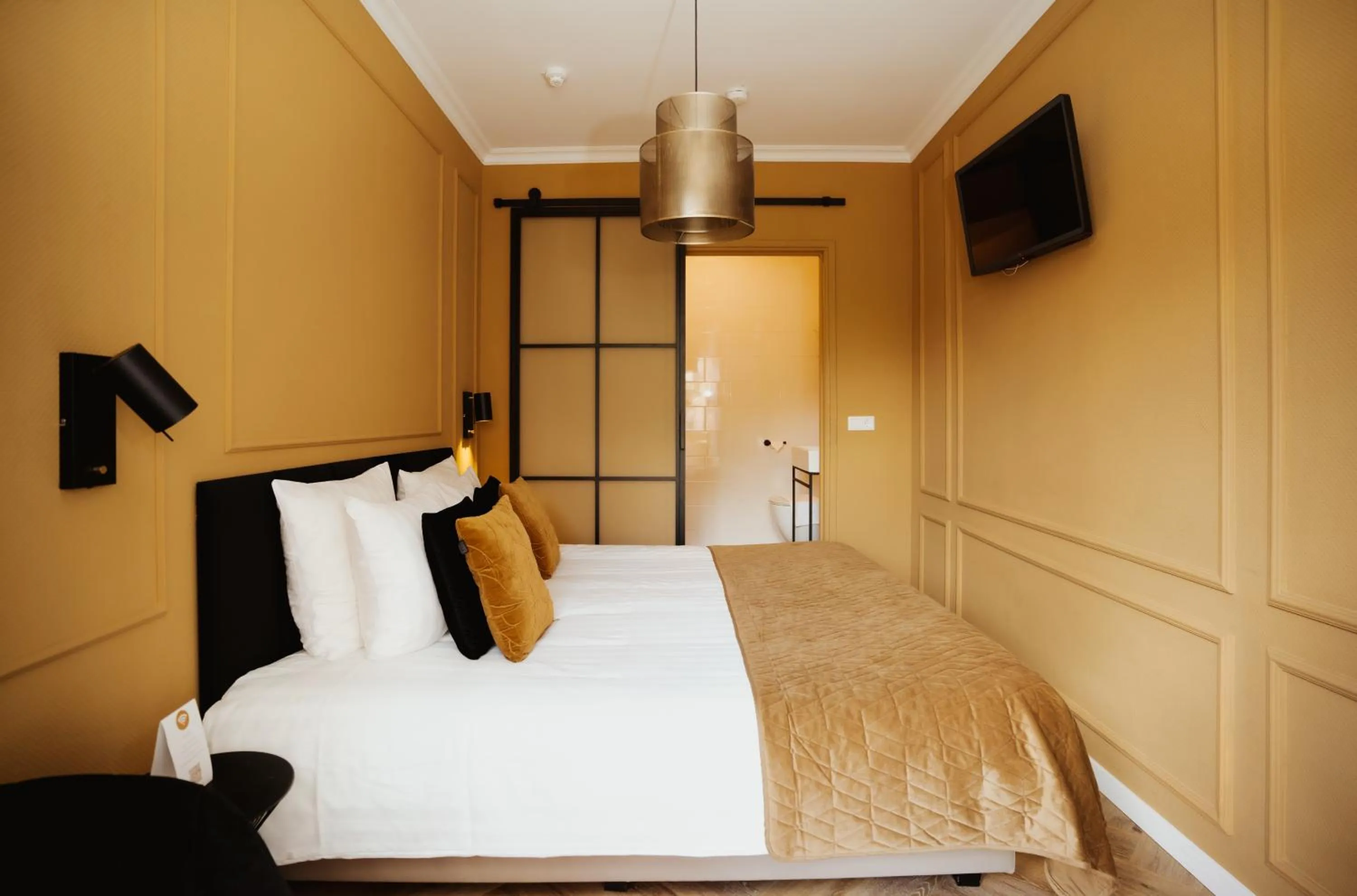 Bed in Hotel Janssen