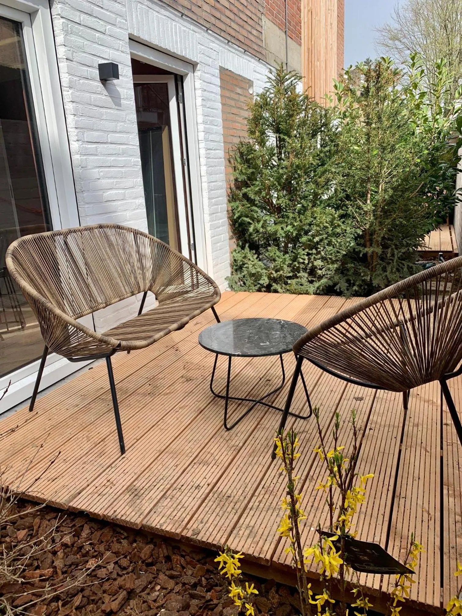 Patio in Hotel Janssen