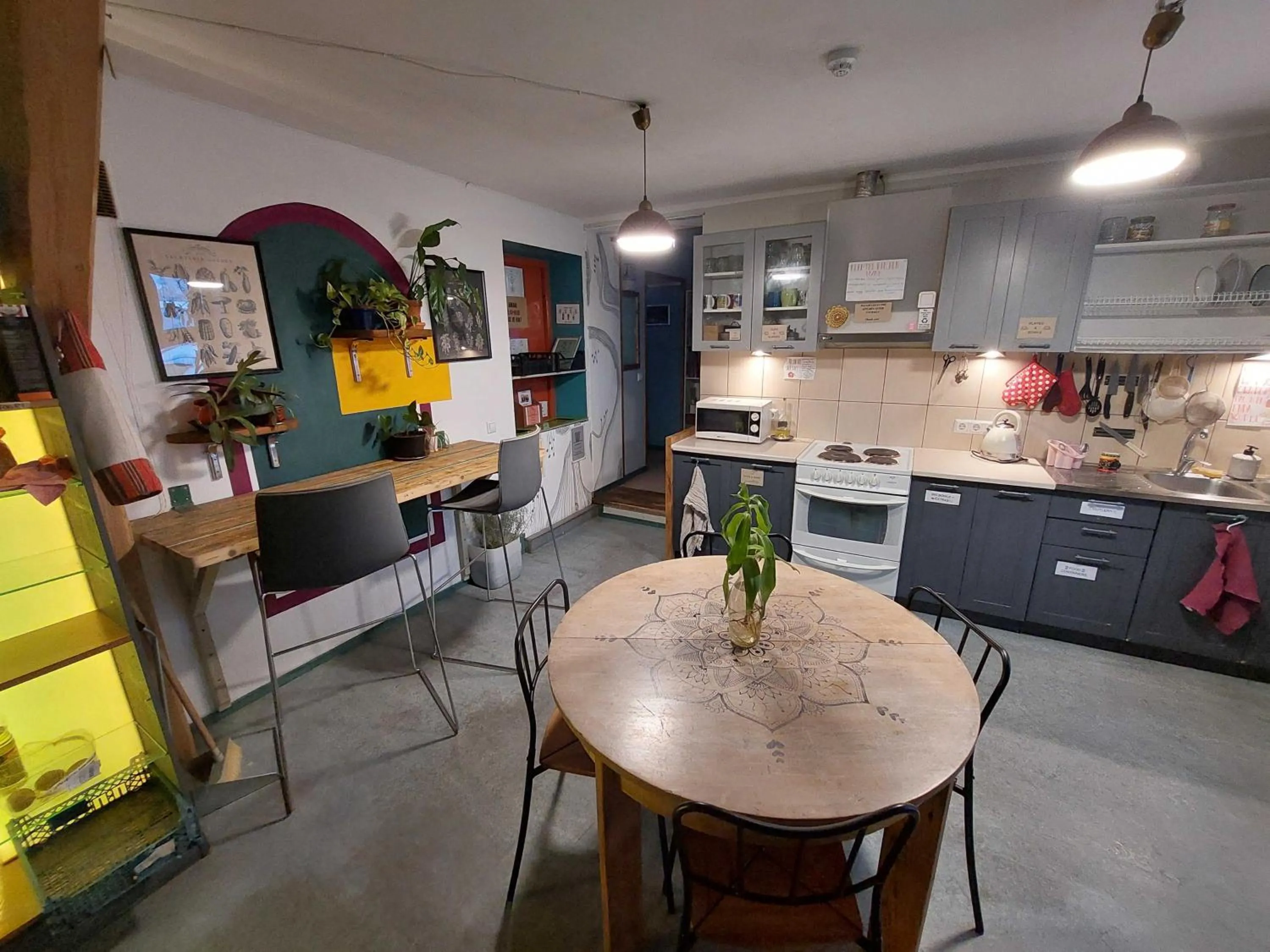 Kitchen or kitchenette in Looming Hostel