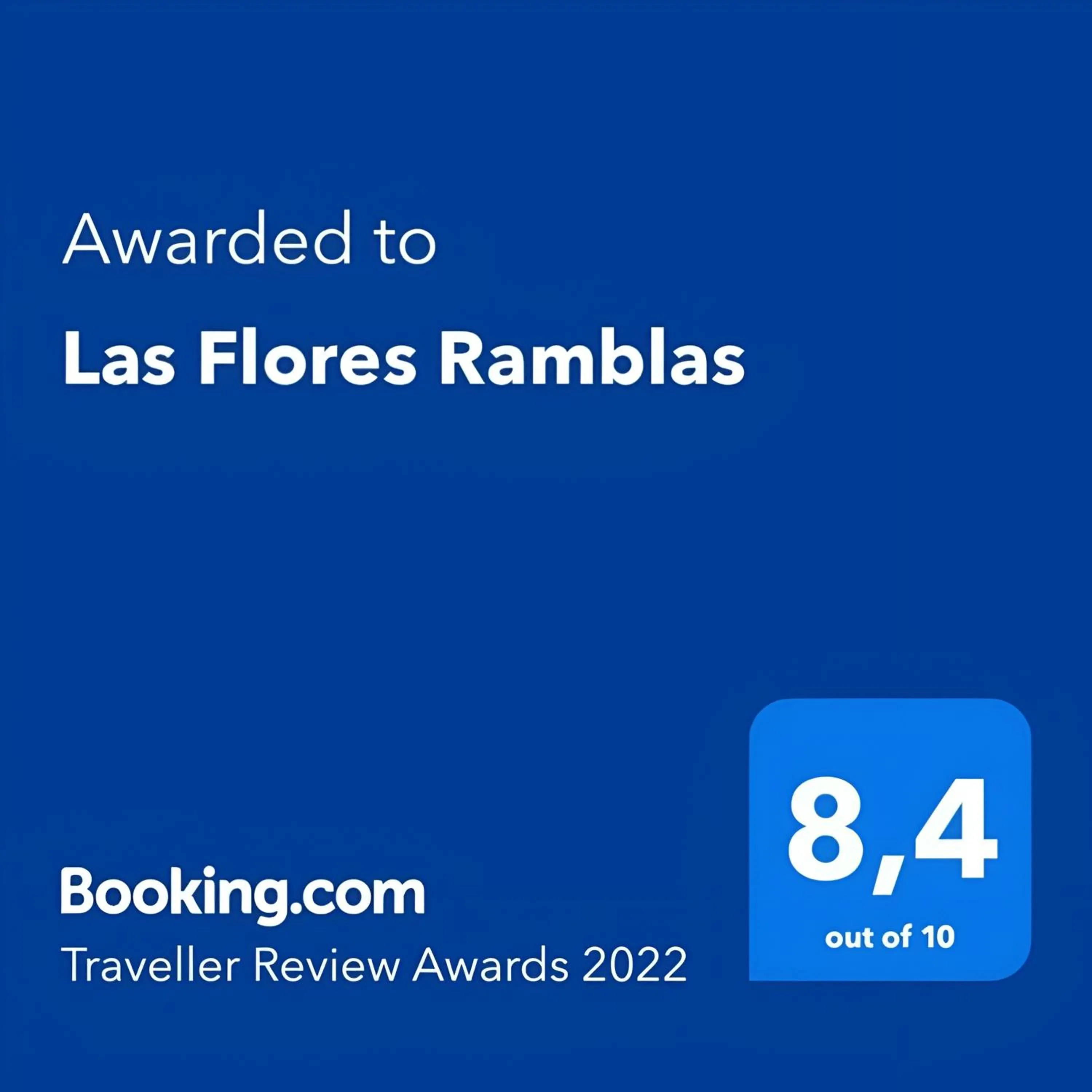 Logo/Certificate/Sign in Hostal Las Flores Ramblas