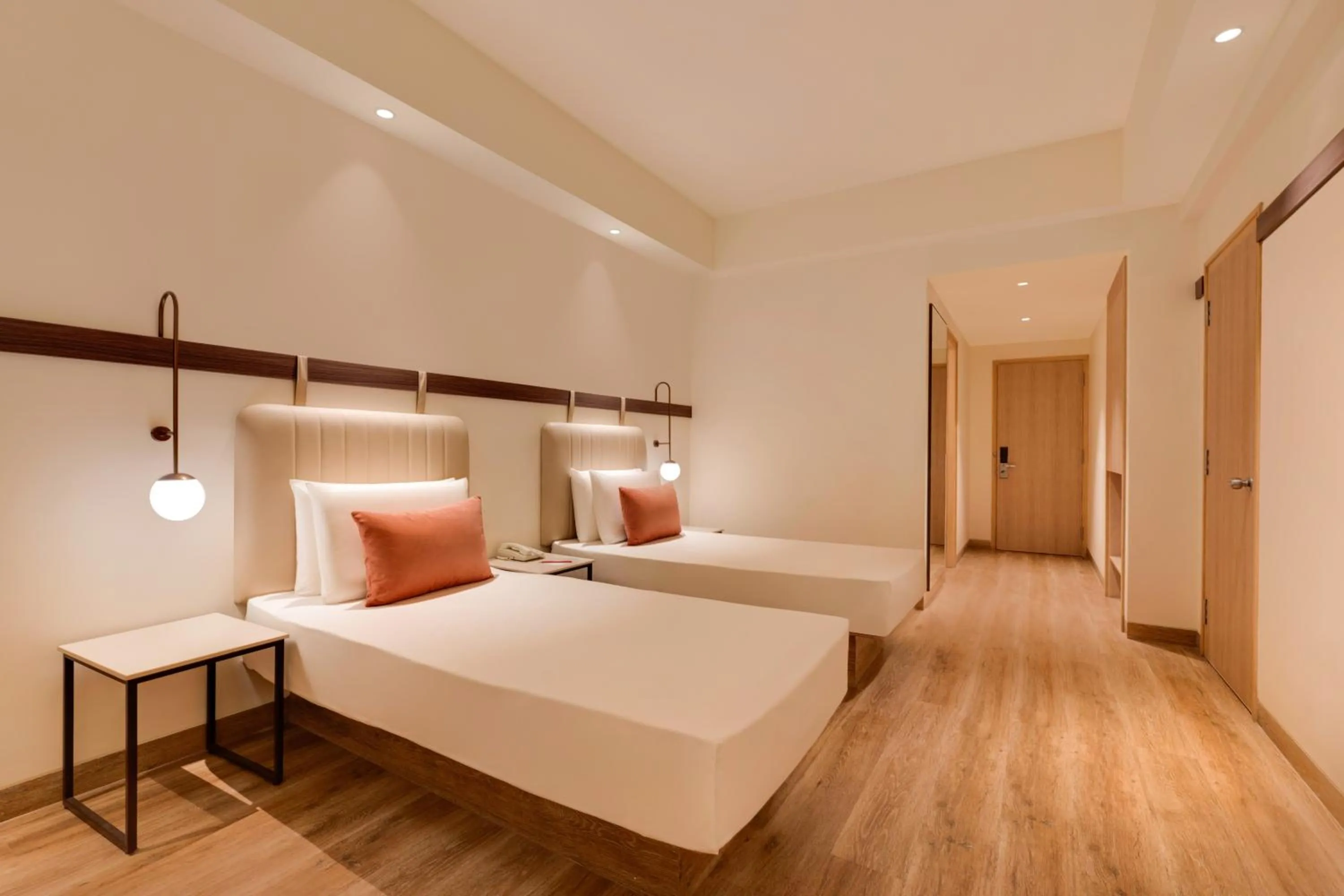 Bed in Red Fox by Lemon Tree Hotels, Hyderabad