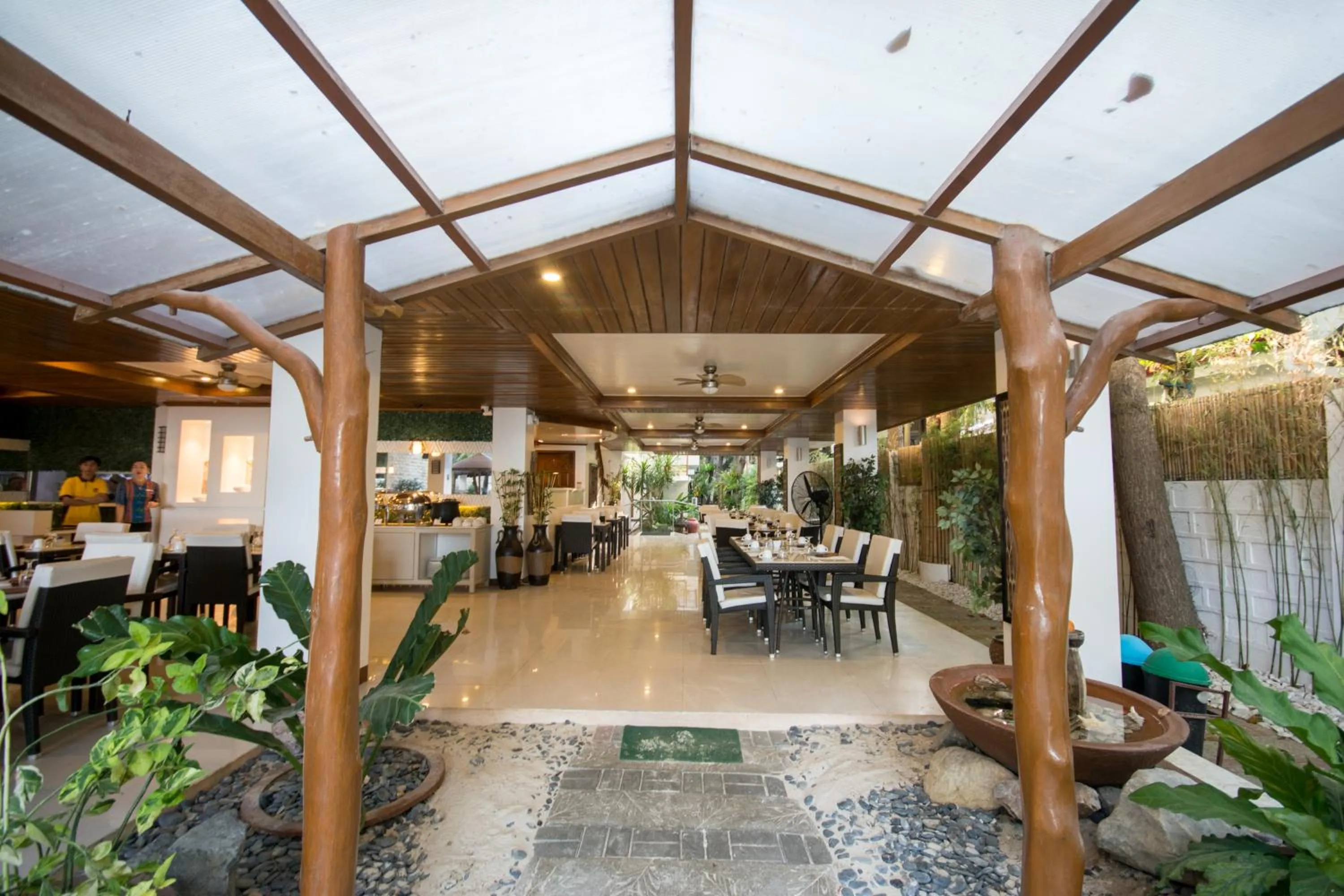 Patio in Sur Beach Resort Boracay