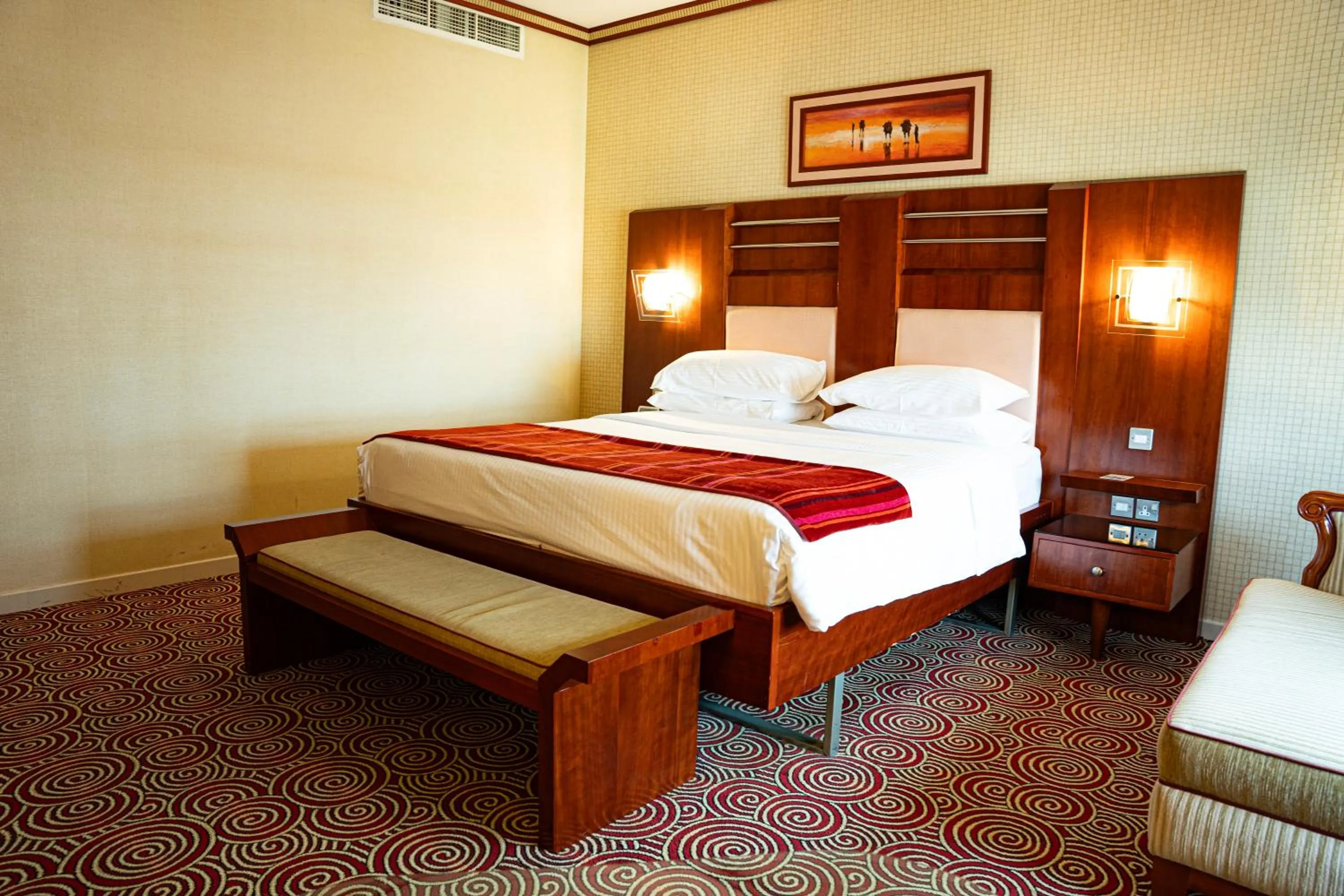 Bed in Grand Central Hotel